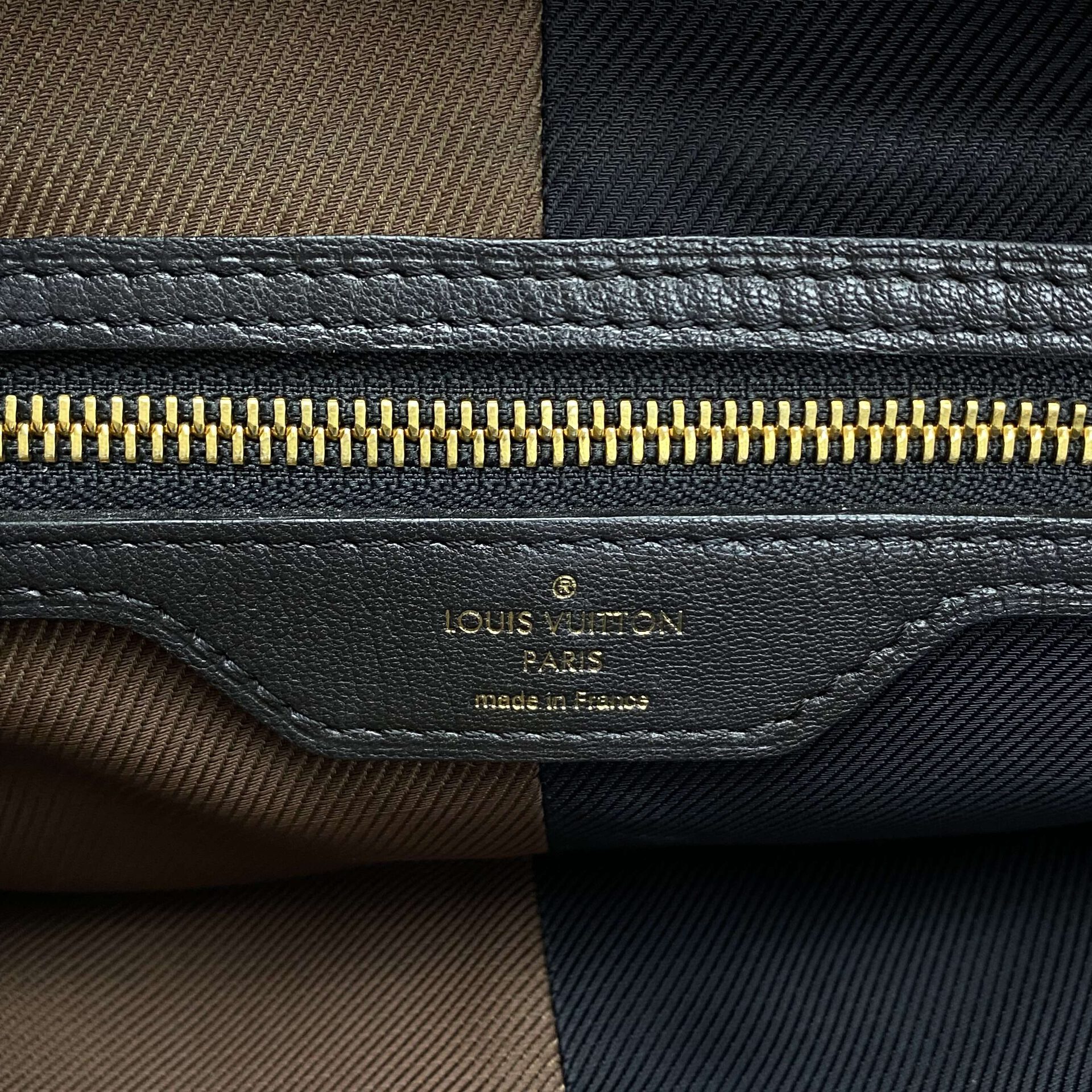 Bolsa Louis Vuitton Limited Edition Marine Monogram Blocks Zipped Tote