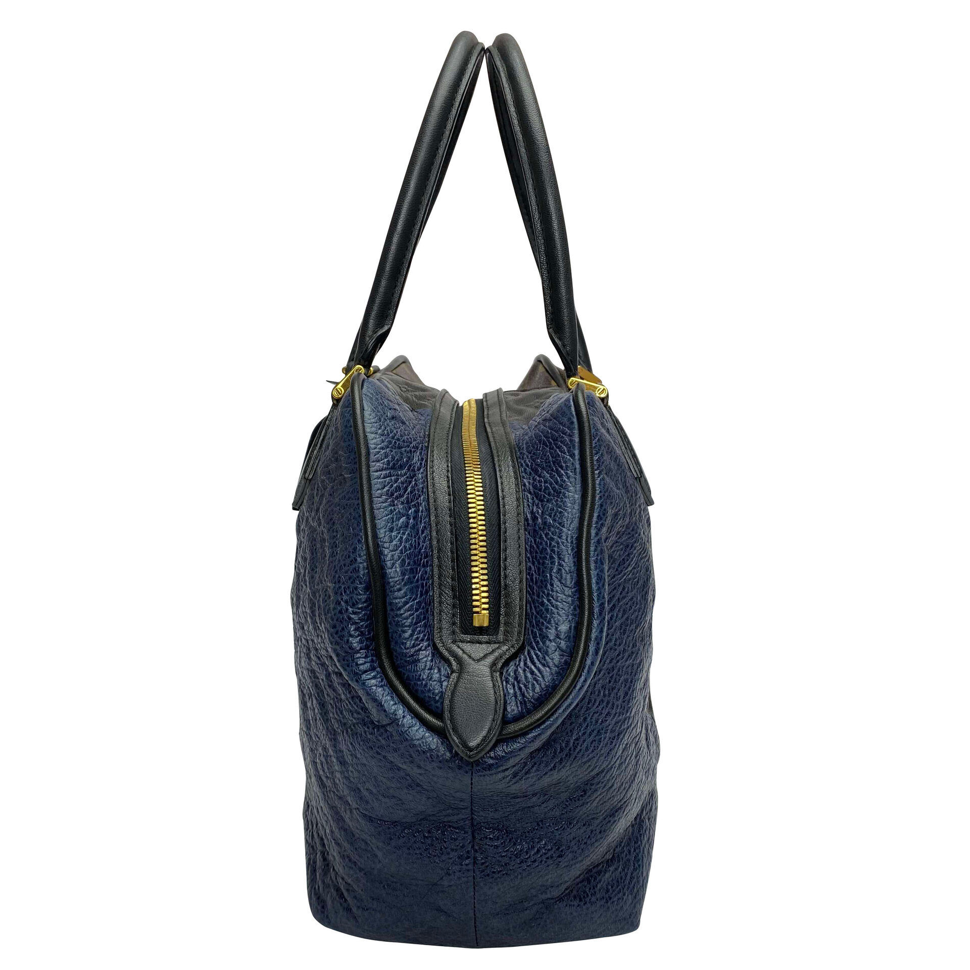 Bolsa Louis Vuitton Limited Edition Marine Monogram Blocks Zipped Tote