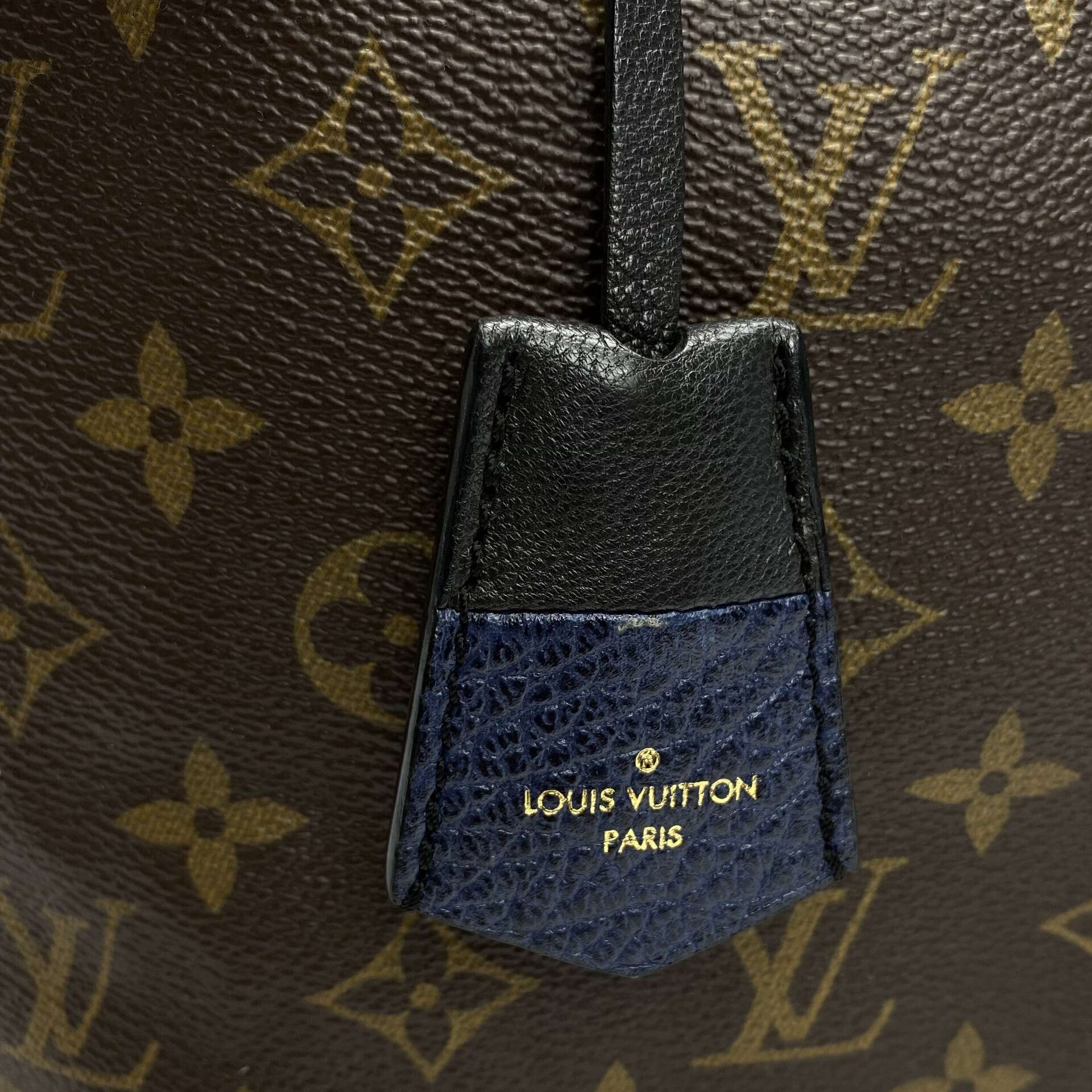 Bolsa Louis Vuitton Limited Edition Marine Monogram Blocks Zipped Tote