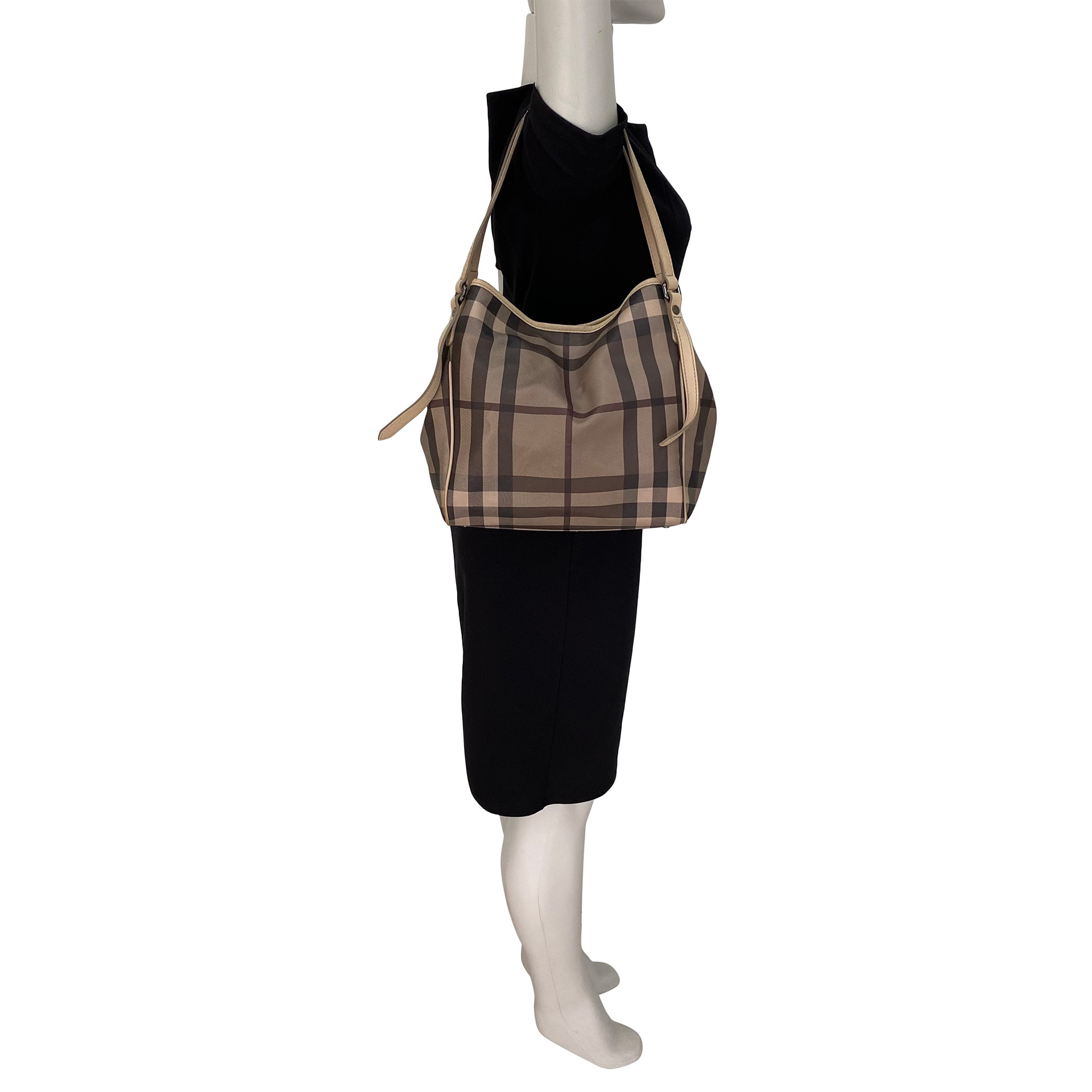 Bolsa Burberry Haymarket Check Small Canterbury Tote
