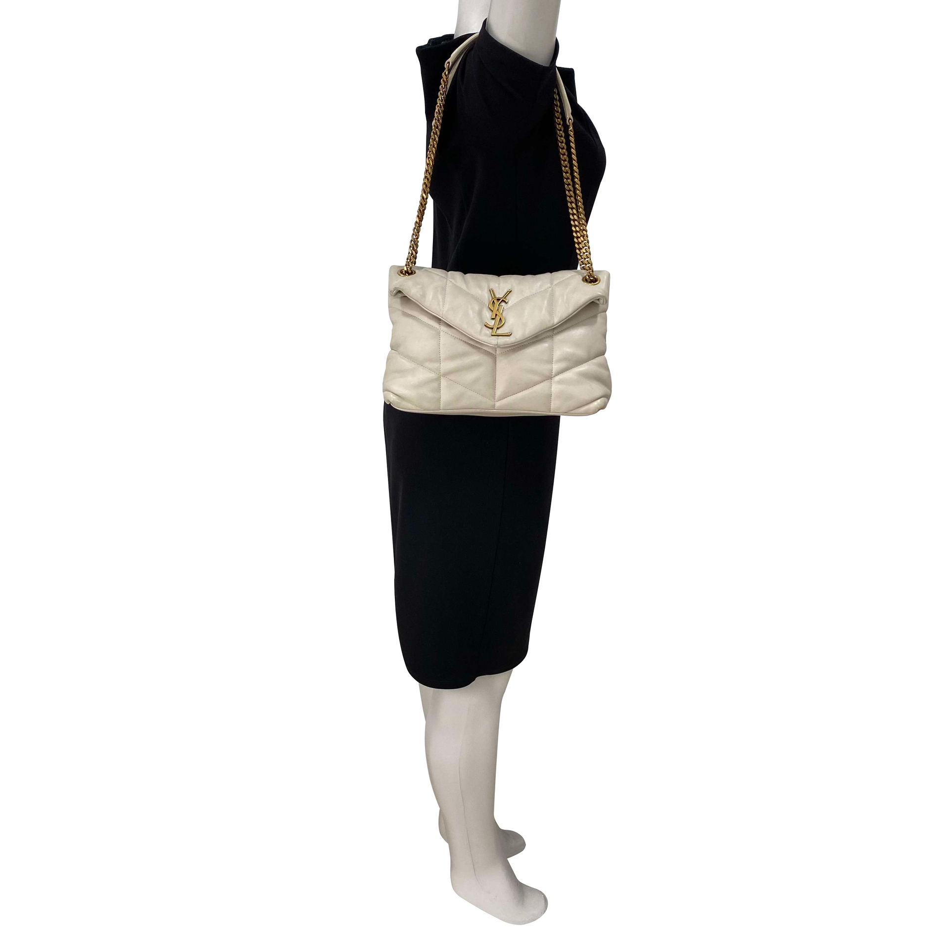 Bolsa Yves Saint Laurent LouLou Puffer