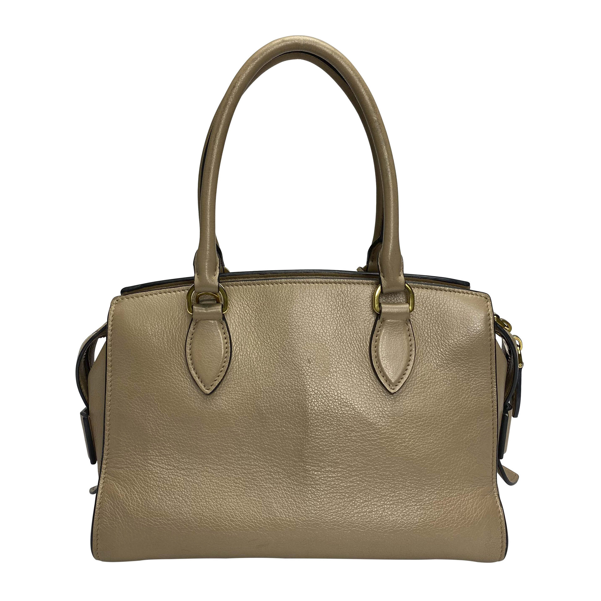 Bolsa Prada Couro Bege