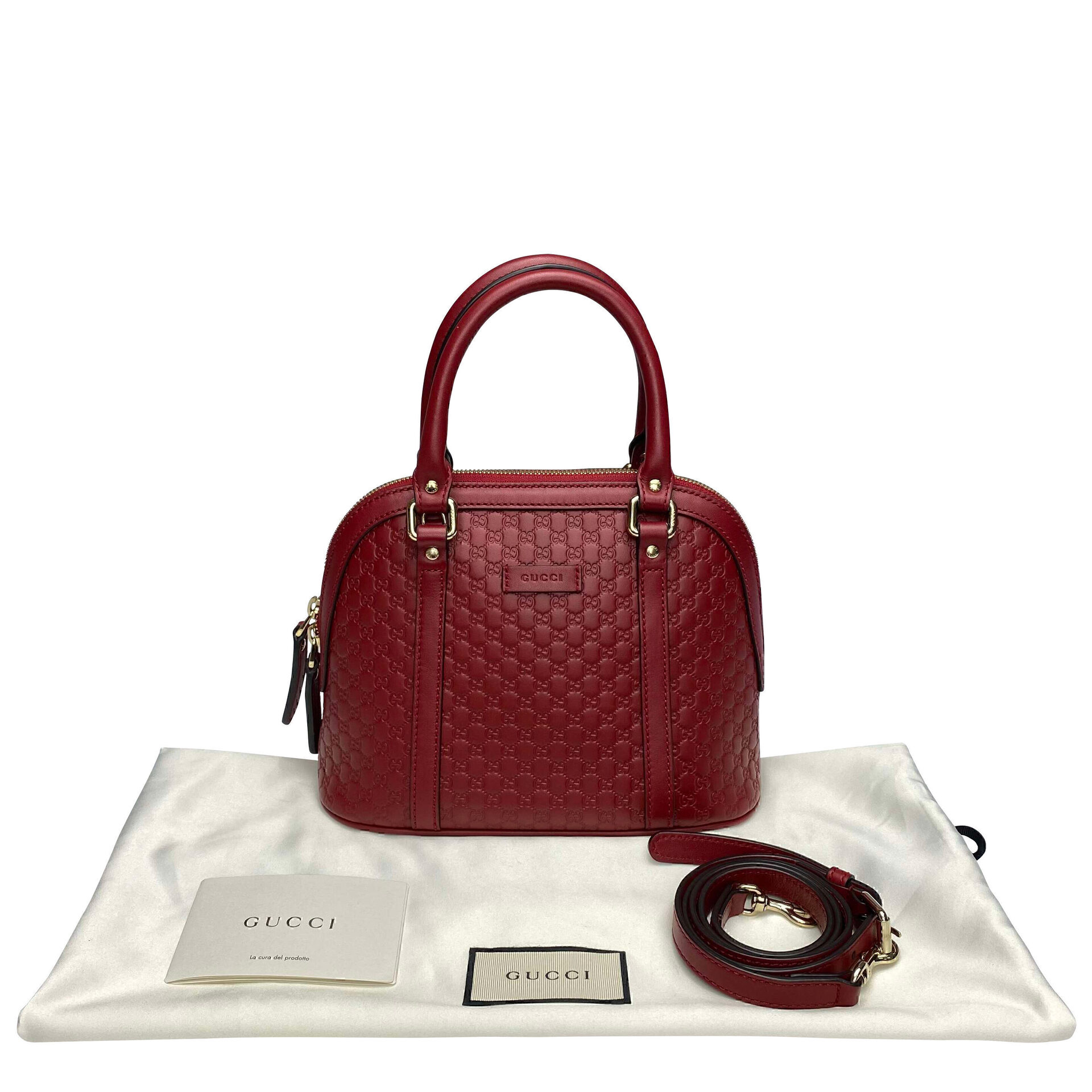 Bolsa Gucci Microguccissima Vermelha