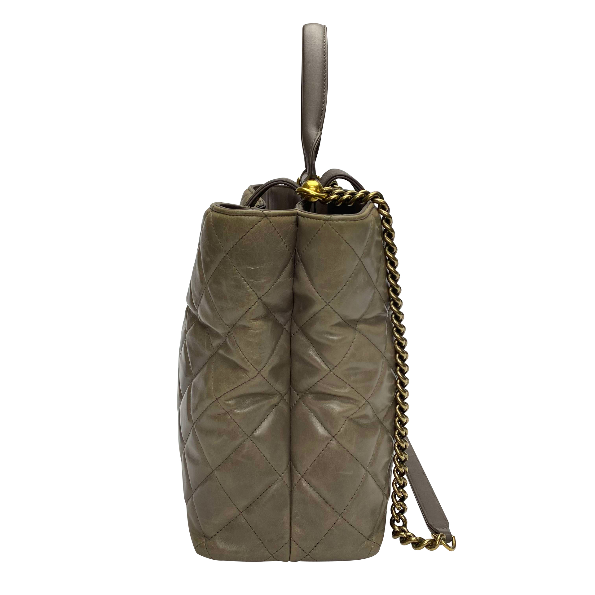 Bolsa Chanel Couro Shoulder