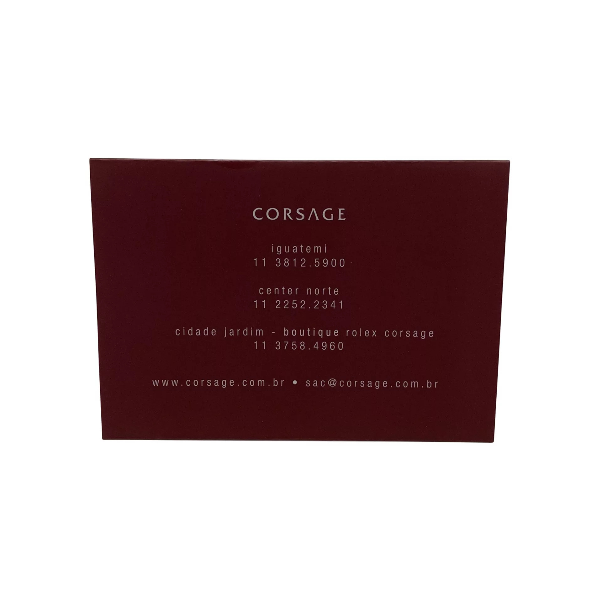 Par de Brincos Argolas Corsage 