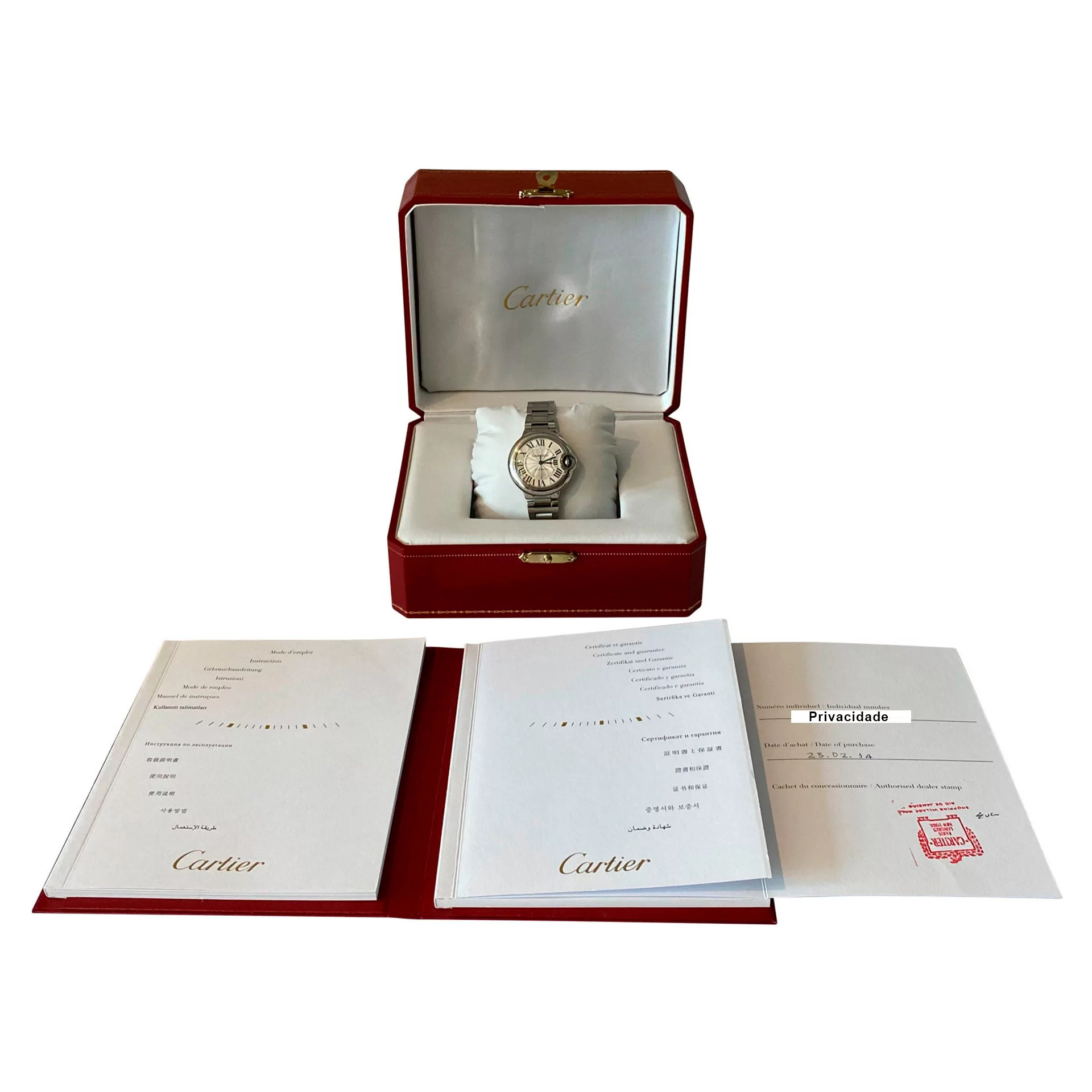 Relógio Ballon Bleu De Cartier - 33 mm