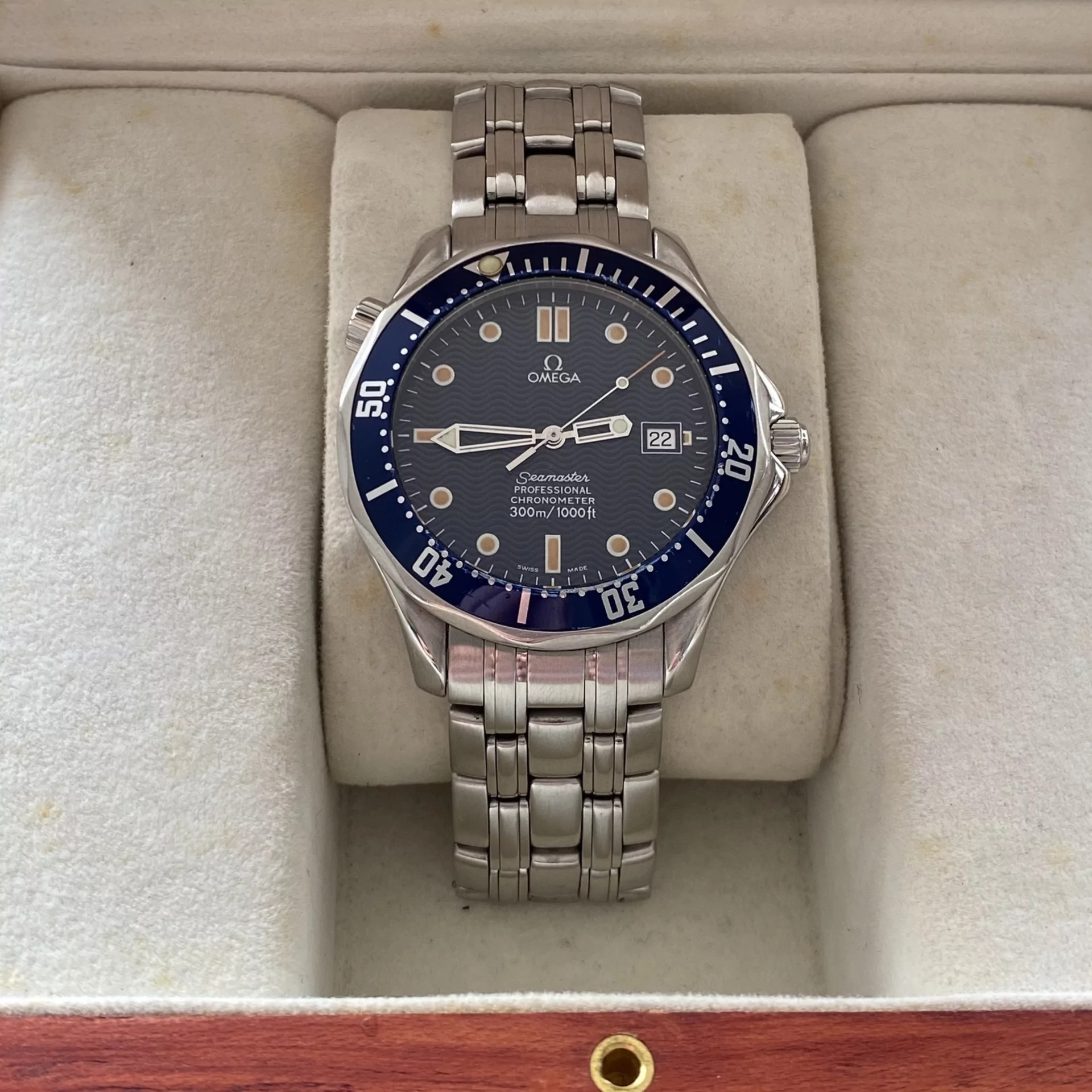 Relógio Omega Seamaster Diver 300M Co-Axial 41 mm