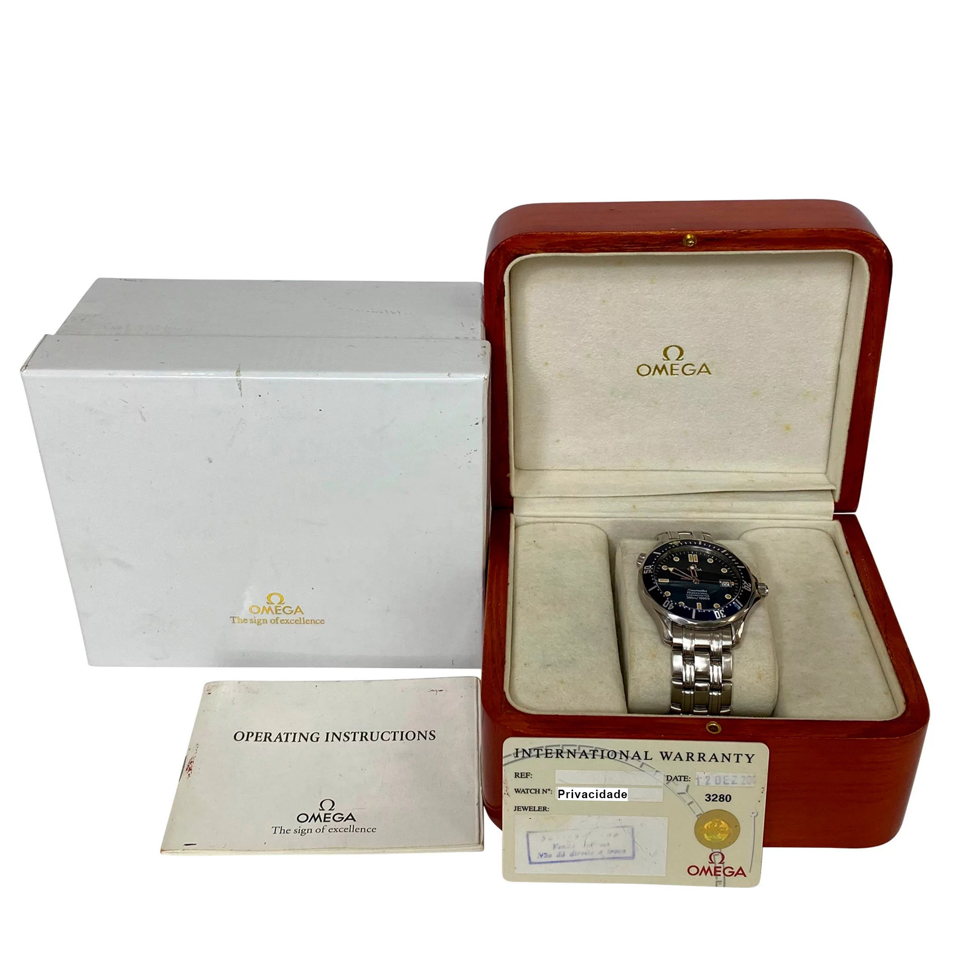 Relógio Omega Seamaster Diver 300M Co-Axial 41 mm