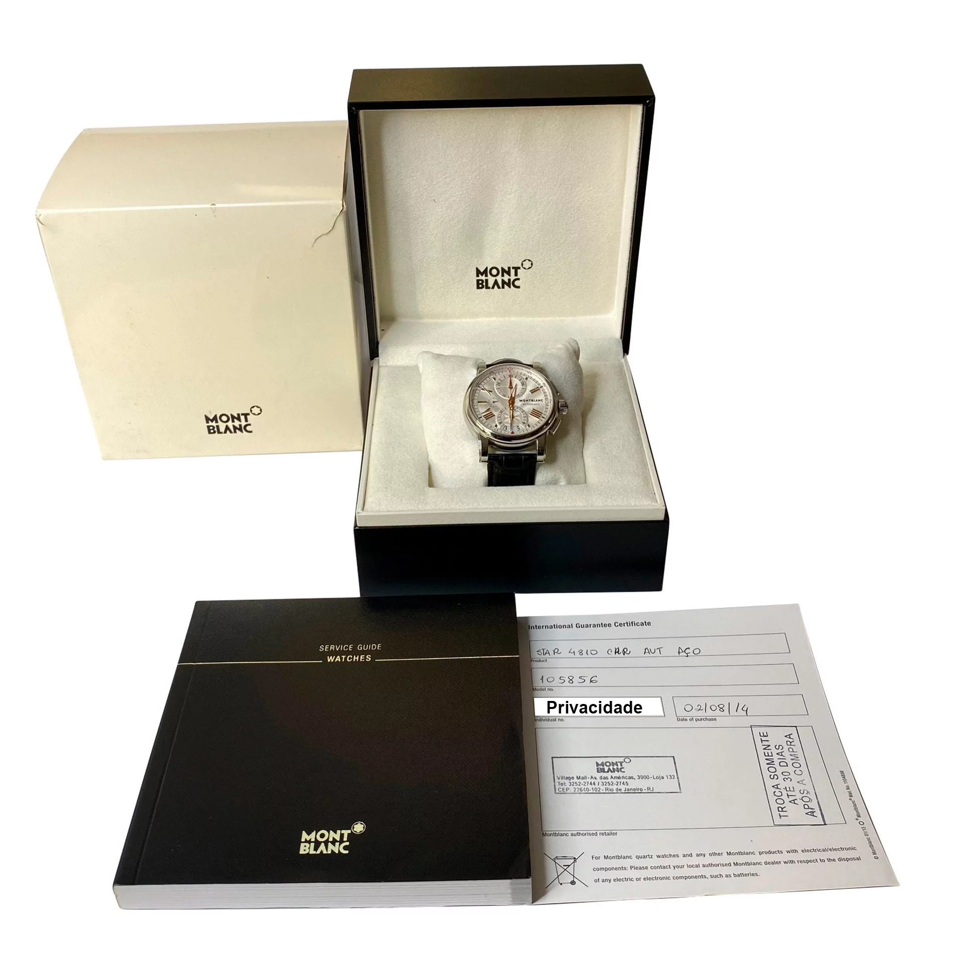 Relógio Mont Blanc Star Chronograph Automatic - 4810