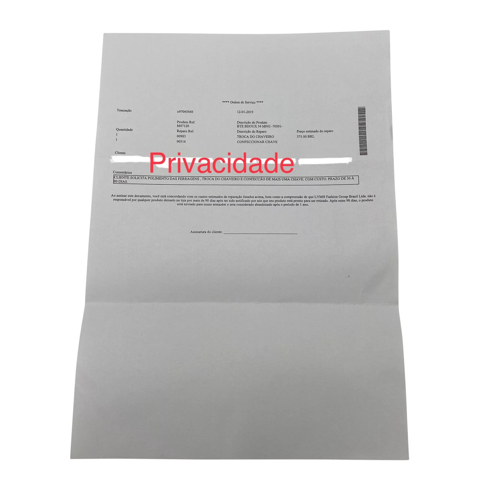 Porta-Joias Louis Vuitton Boîte Bijoux