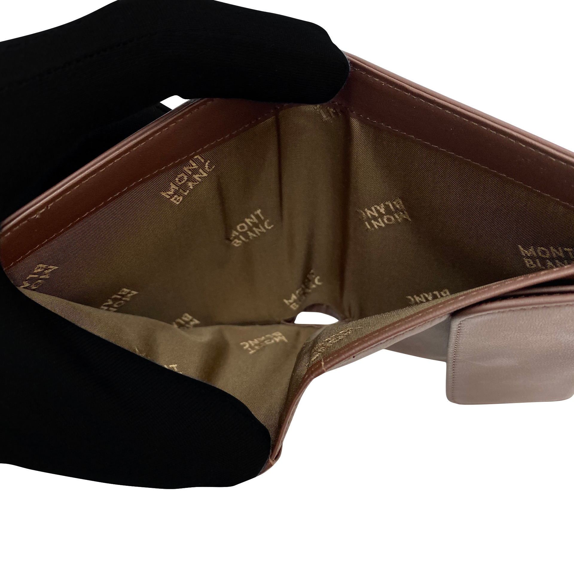 Carteira Montblanc Couro Marrom