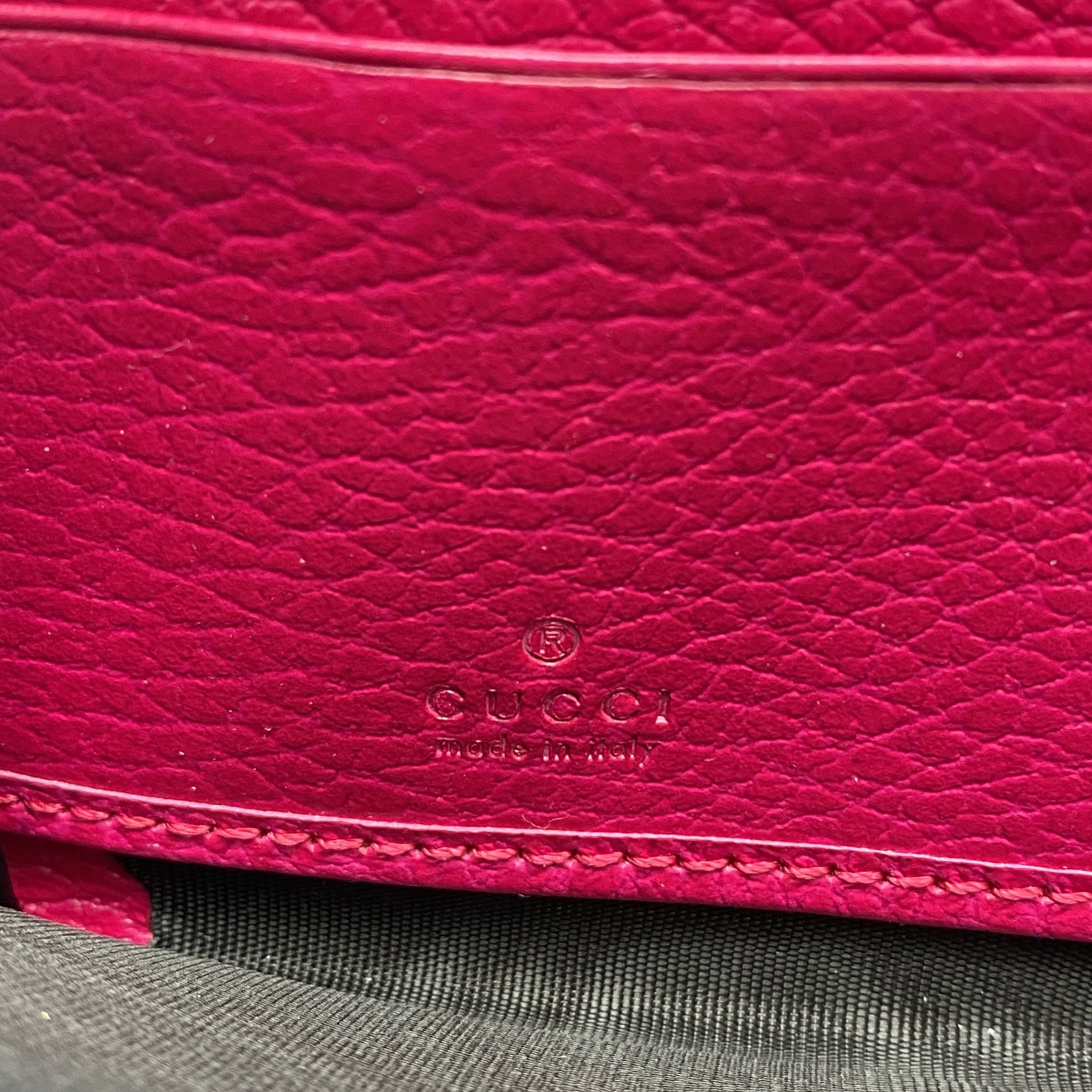 Carteira Gucci Borboleta Rosa