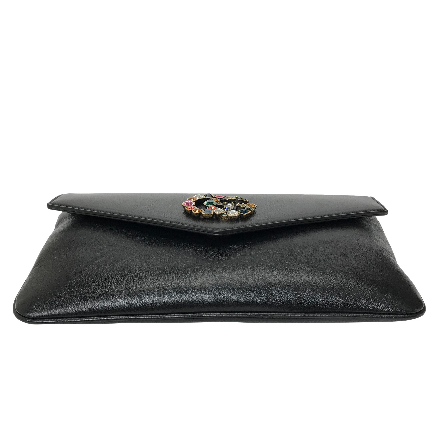 Clutch Gucci Envelope GG Preta