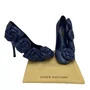Scarpin Louis Vuitton Couro Marinho