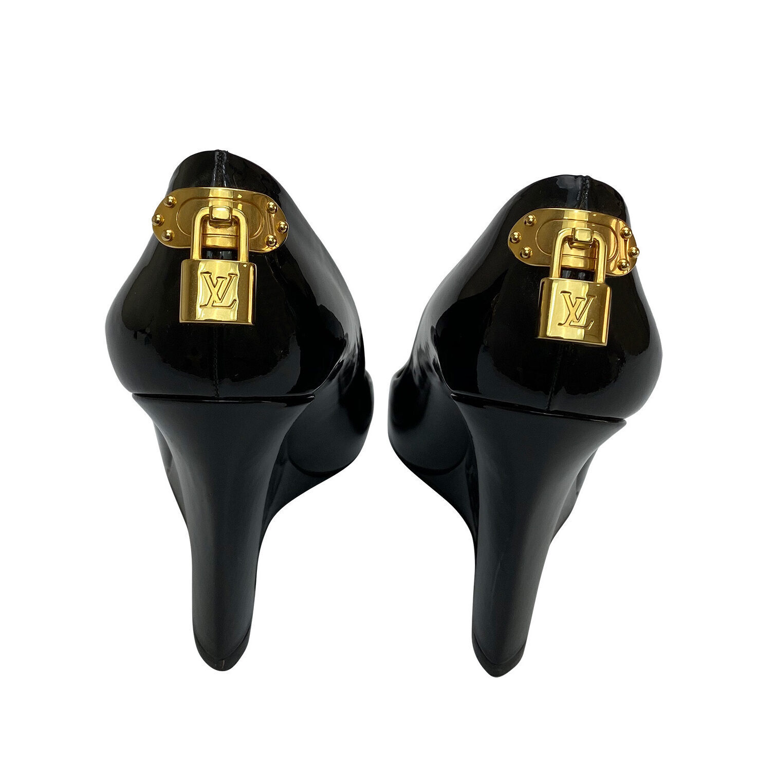 Sapato Louis Vuitton Verniz Preto