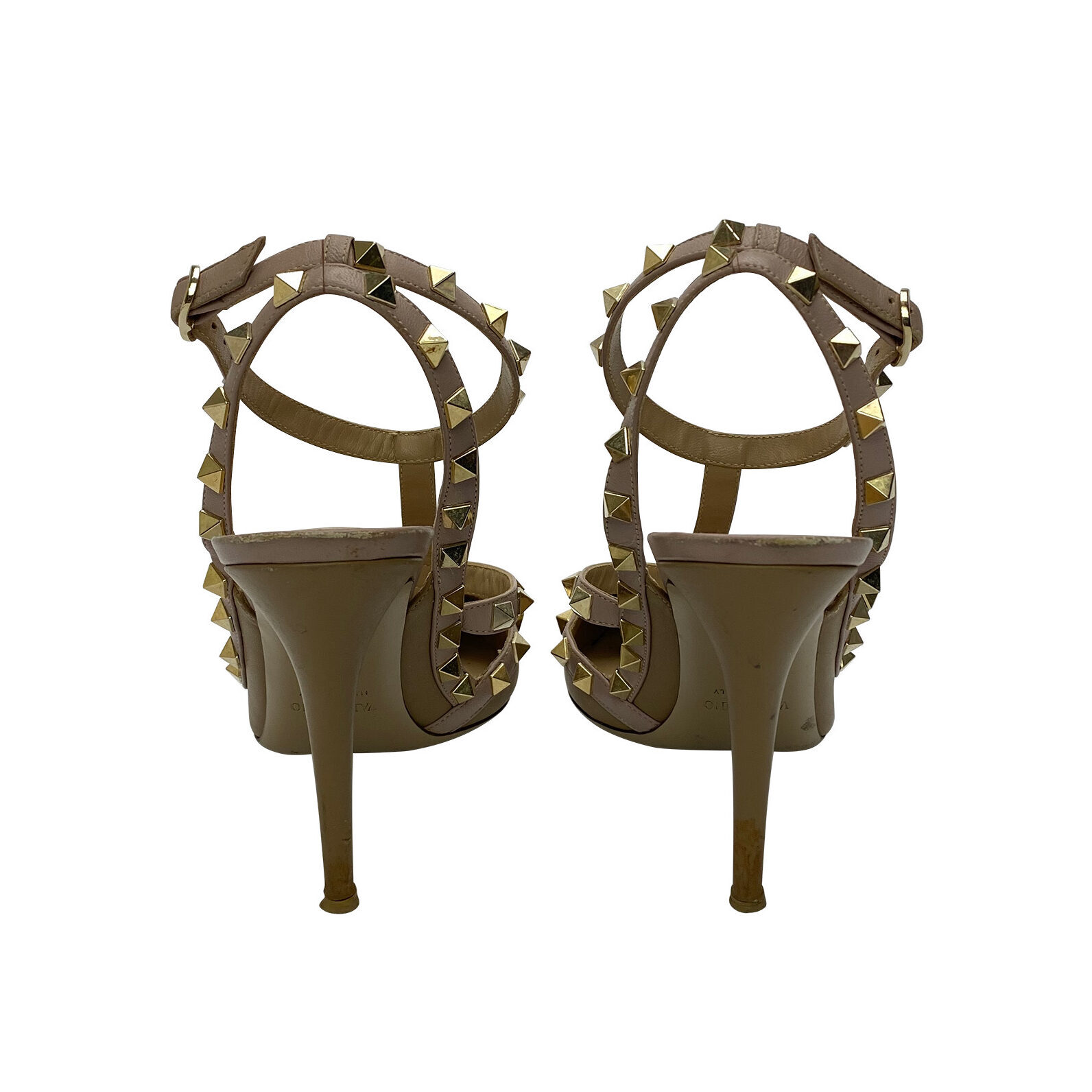 Sapato Valentino Garavani Rockstud Caramelo