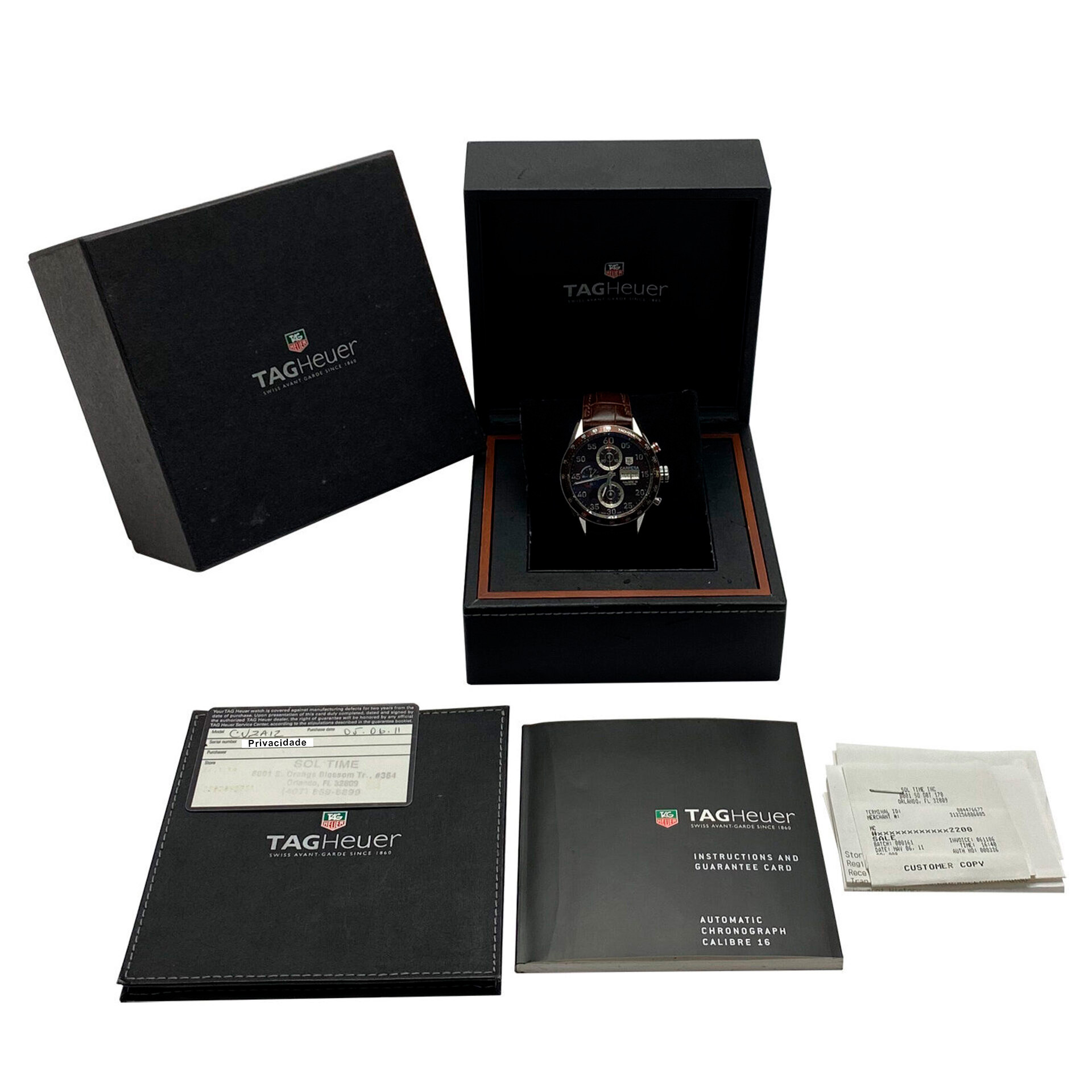 Relógio Tag Heuer Carrera Calibre 16
