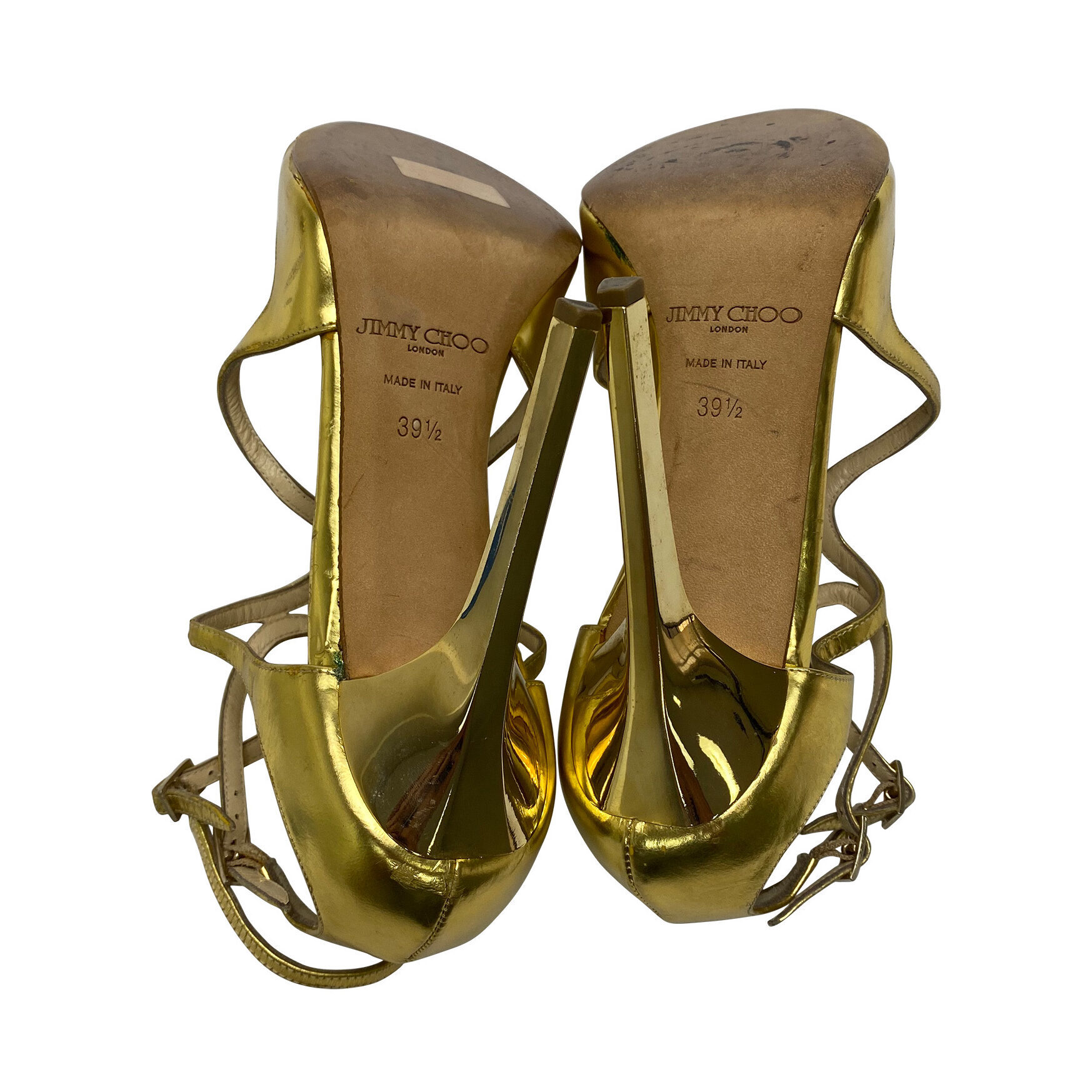 Sandália Jimmy Choo Lang Dourada