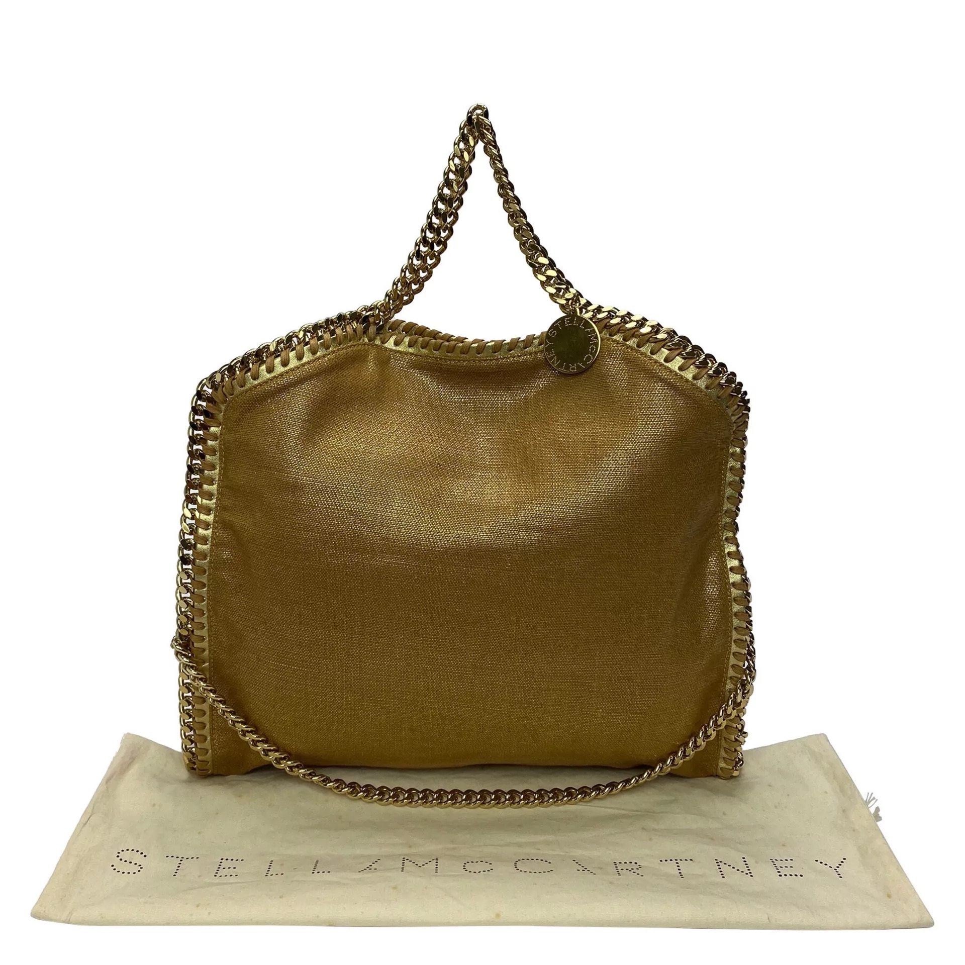 Bolsa Stella Mccartney Falabella Dourada