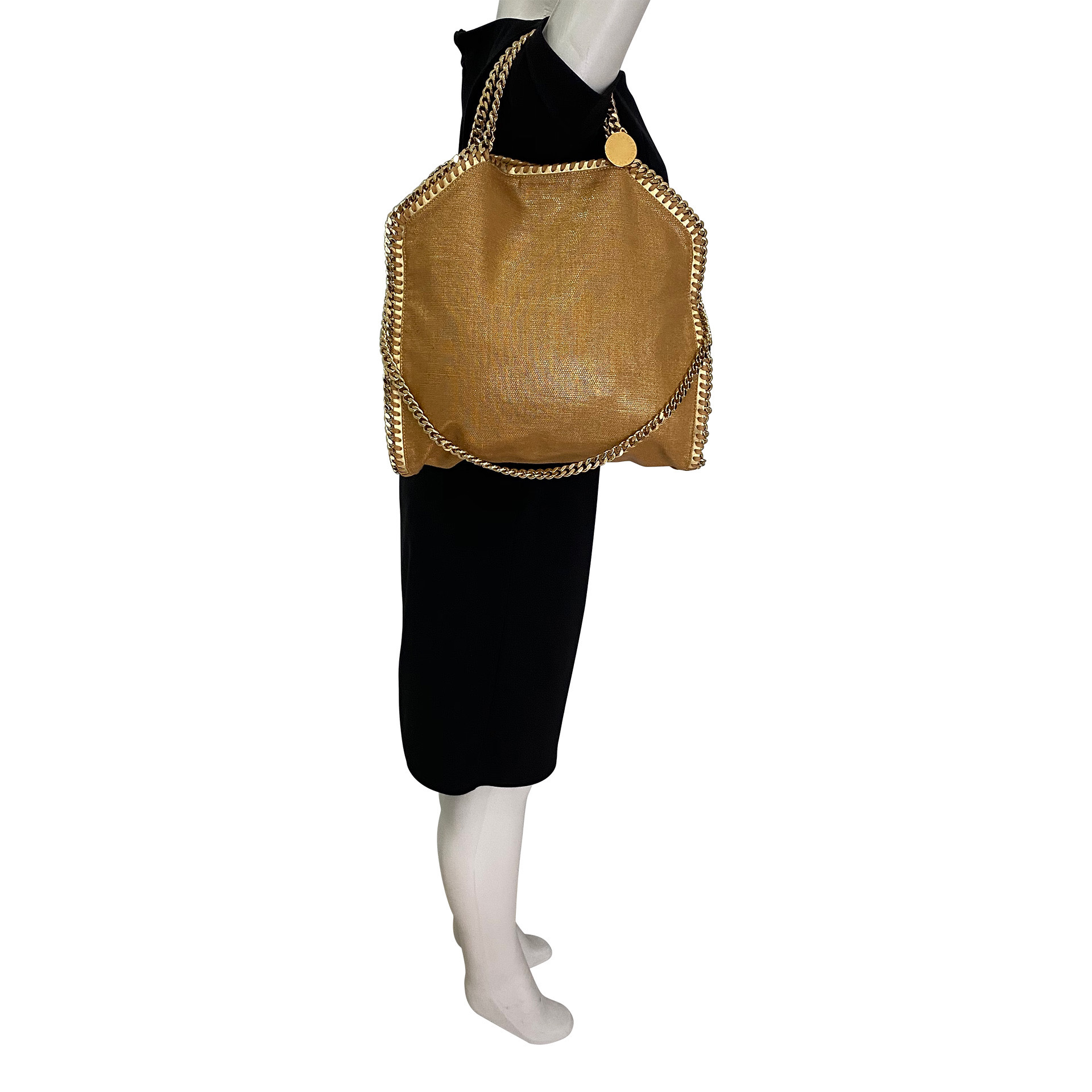 Bolsa Stella Mccartney Falabella Dourada
