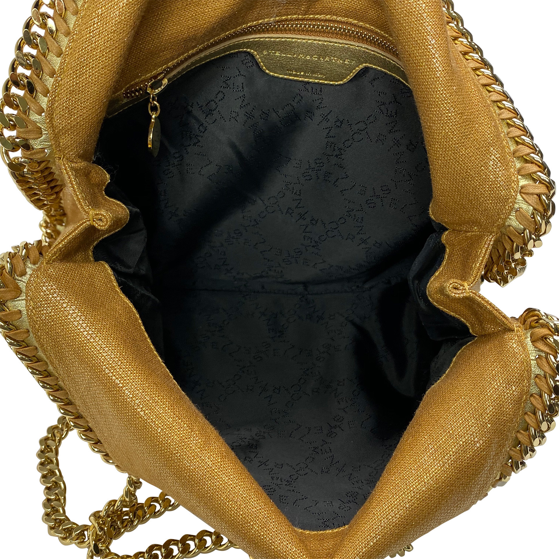 Bolsa Stella Mccartney Falabella Dourada