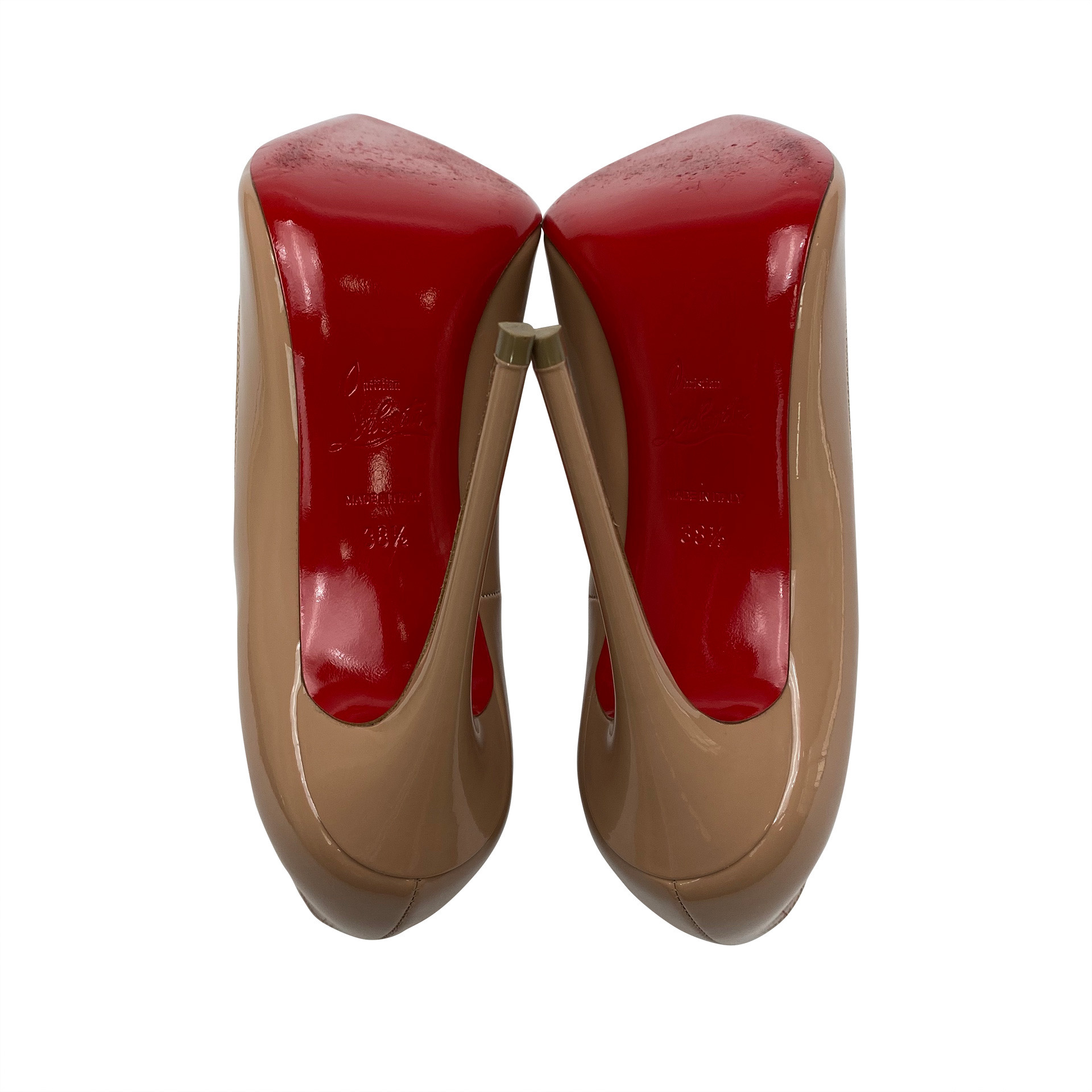 Scarpin Christian Louboutin So Kate 120 Nude