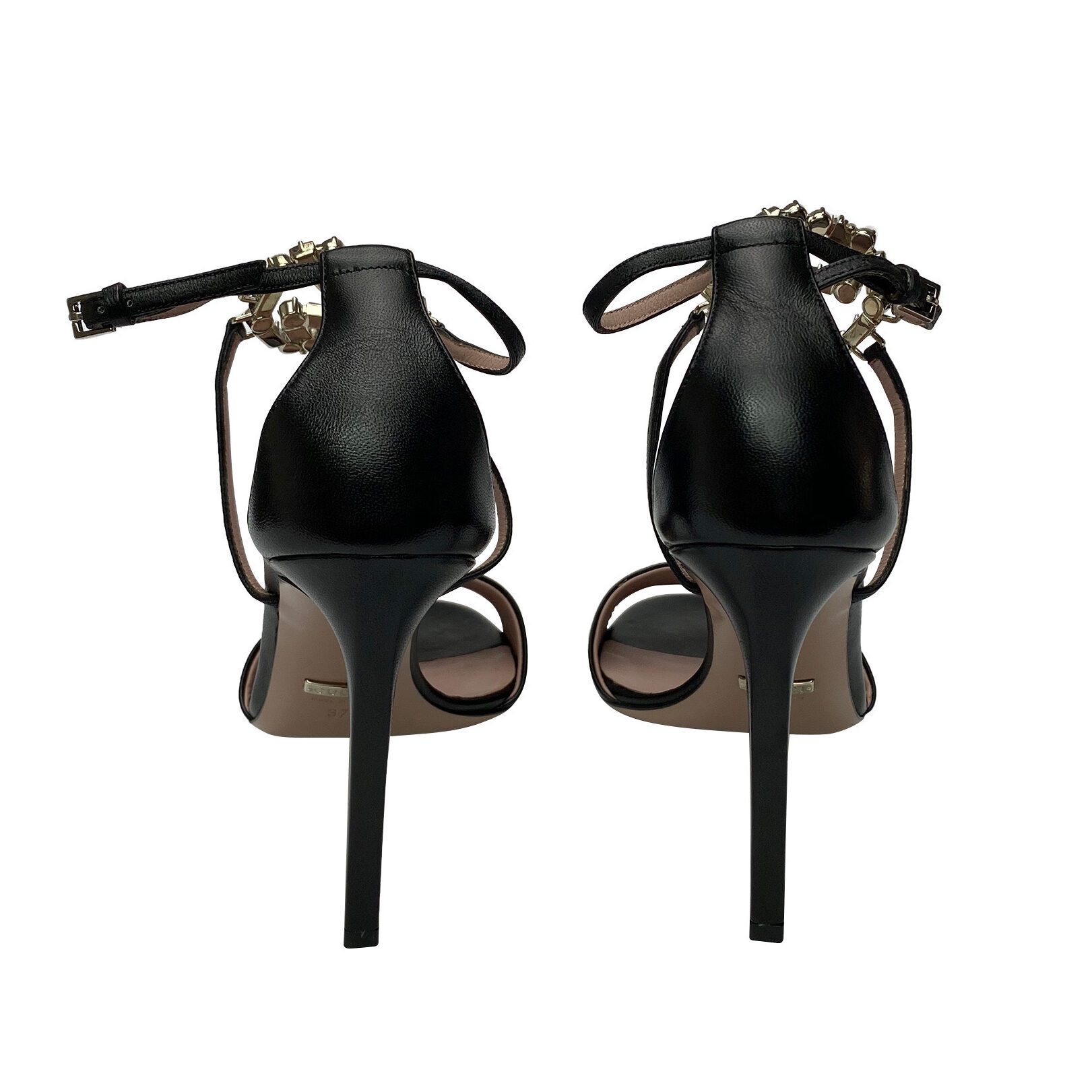 Sandália Gucci Crystal Preta