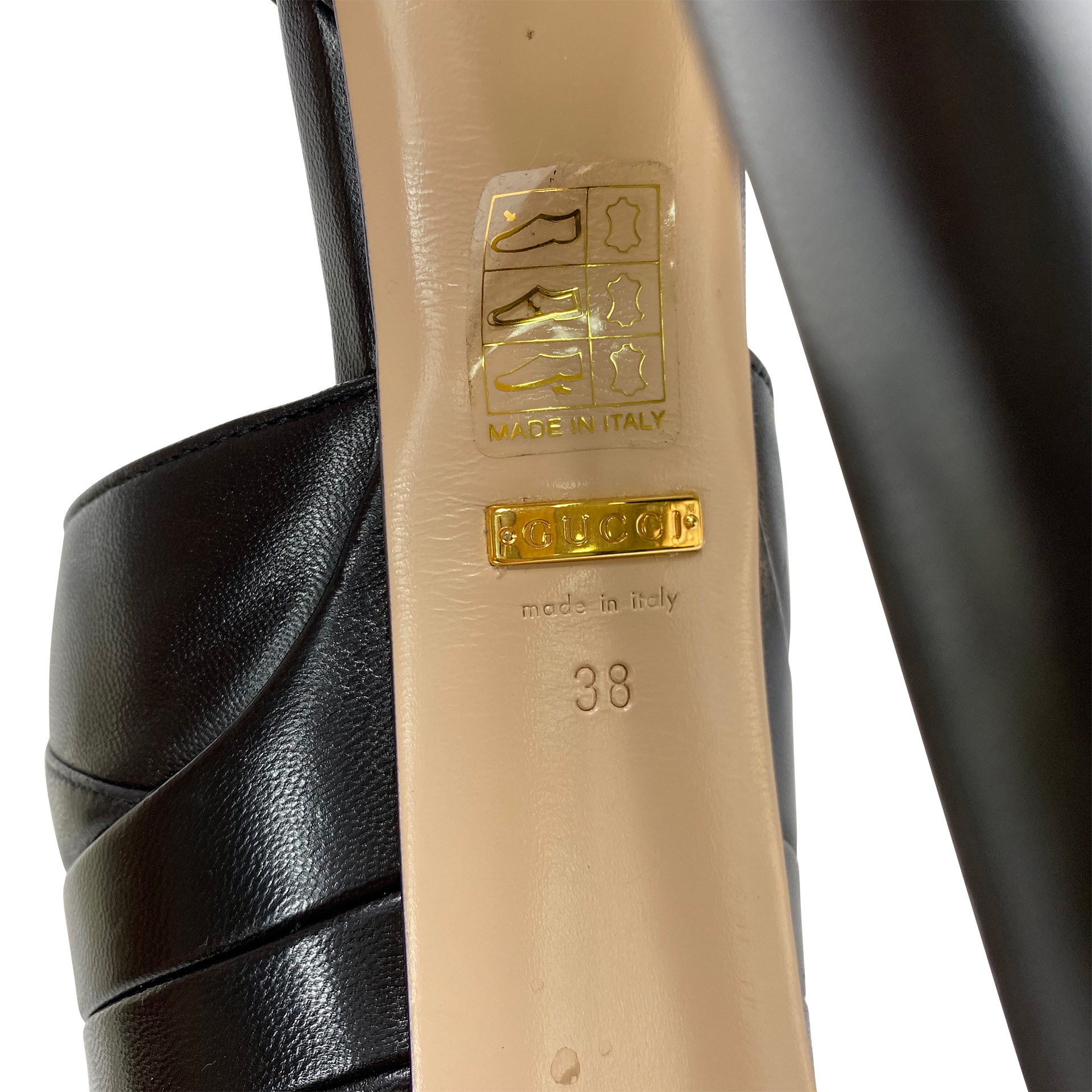 Sandália Gucci Angel Preta