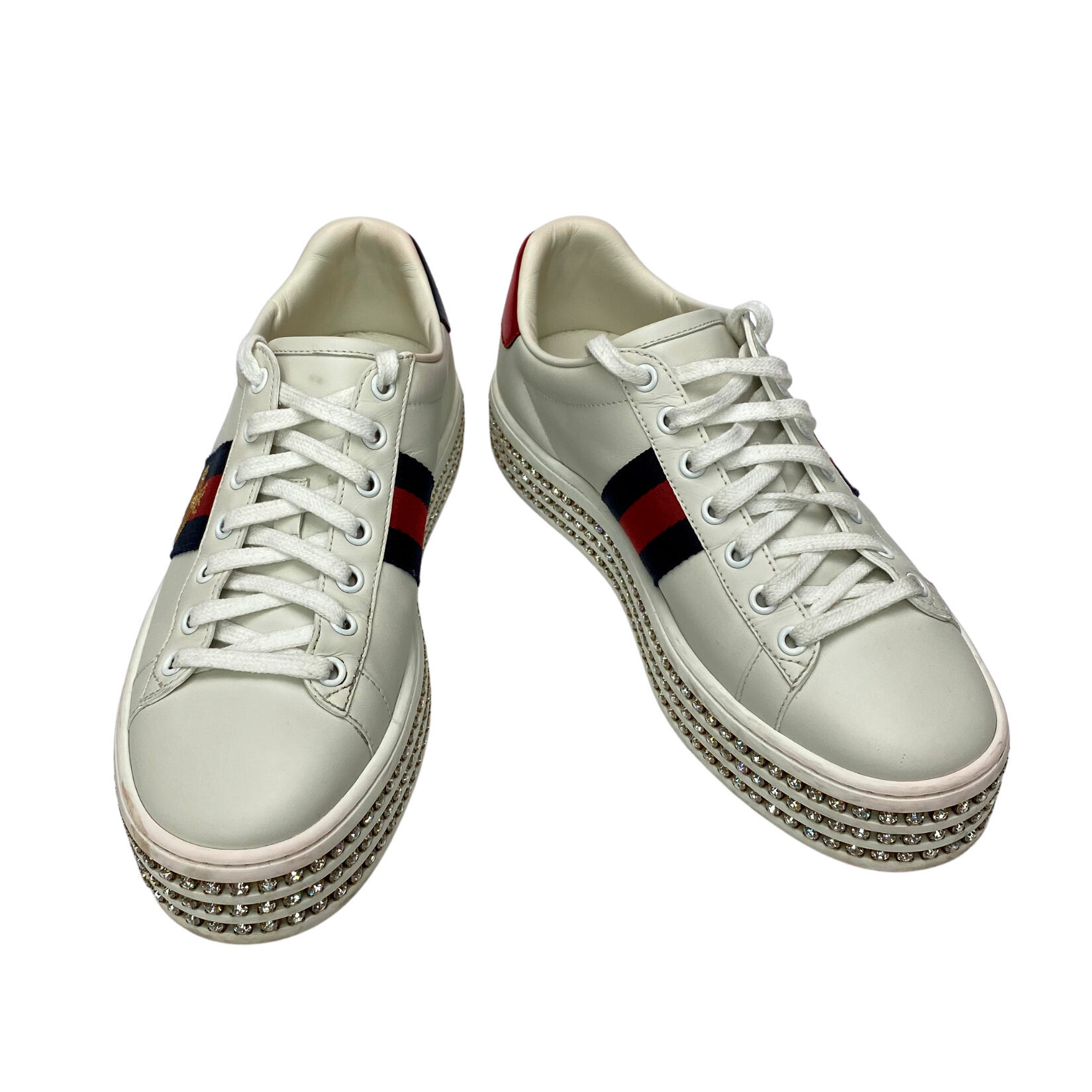 Tênis Gucci Ace com Cristais
