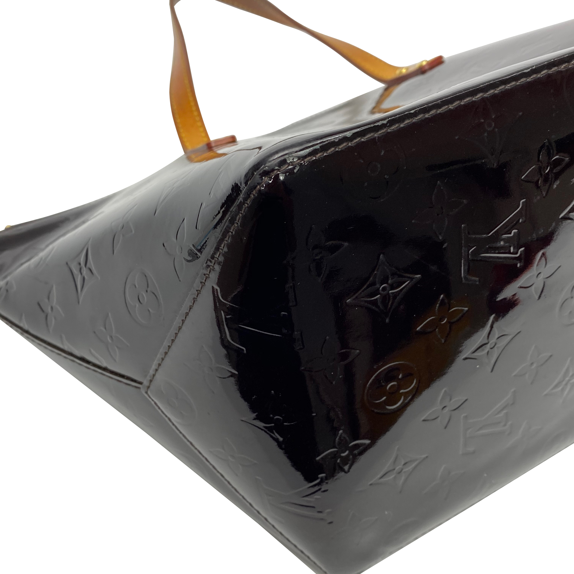 Bolsa Louis Vuitton Bellevue Verniz Vinho