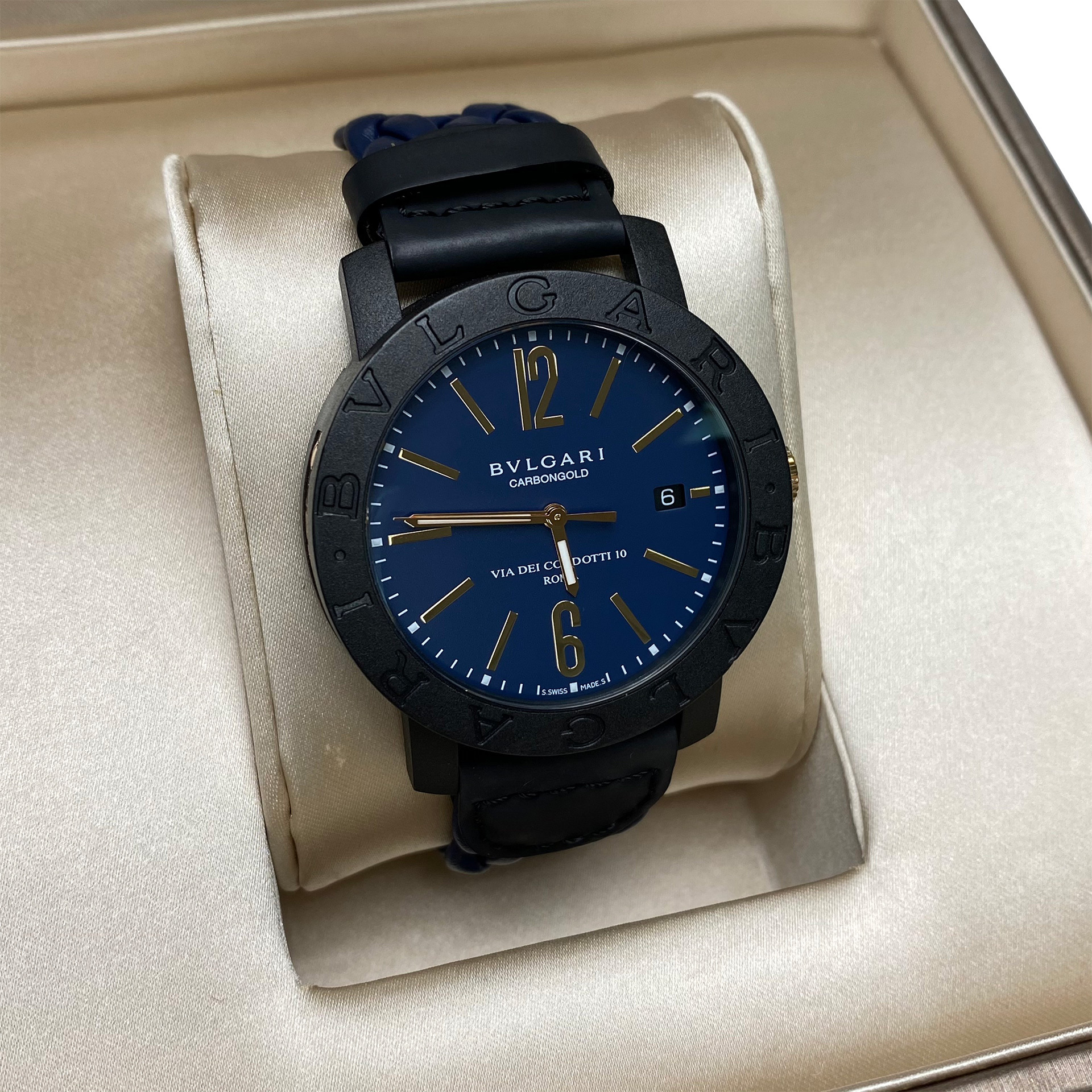 Relógio Bvlgari Carbon Gold