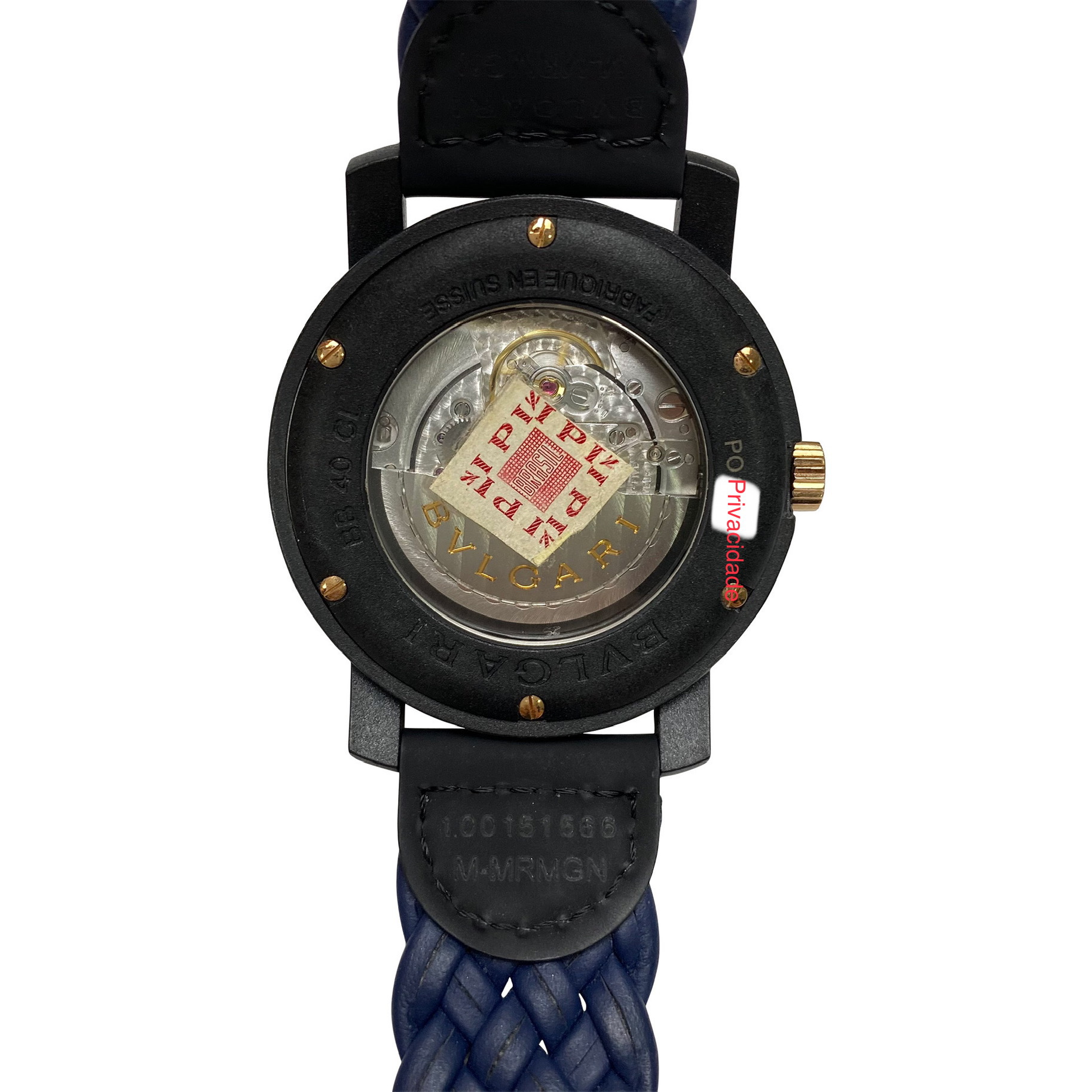 Relógio Bvlgari Carbon Gold