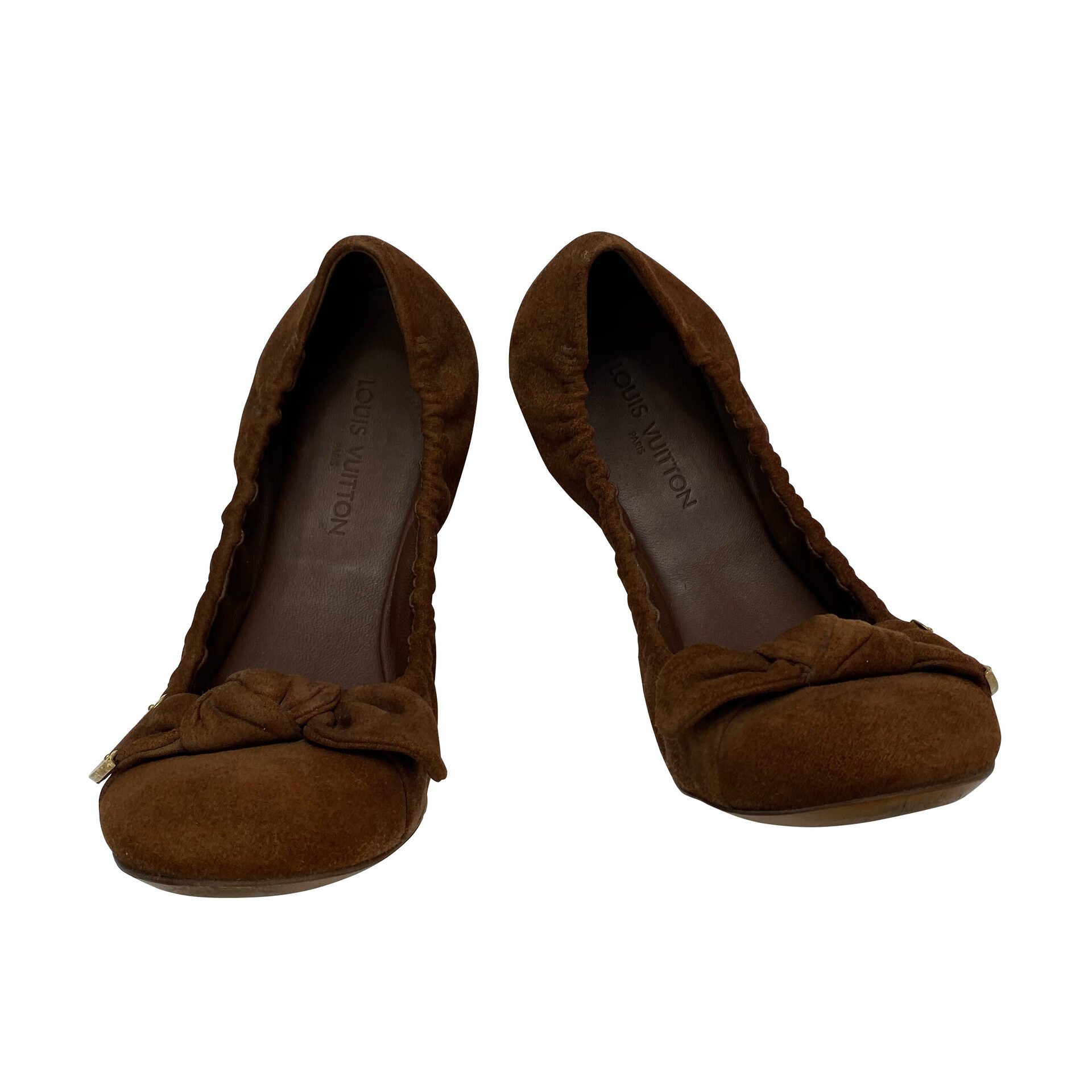 Sapatilha Louis Vuitton Camurça Marrom