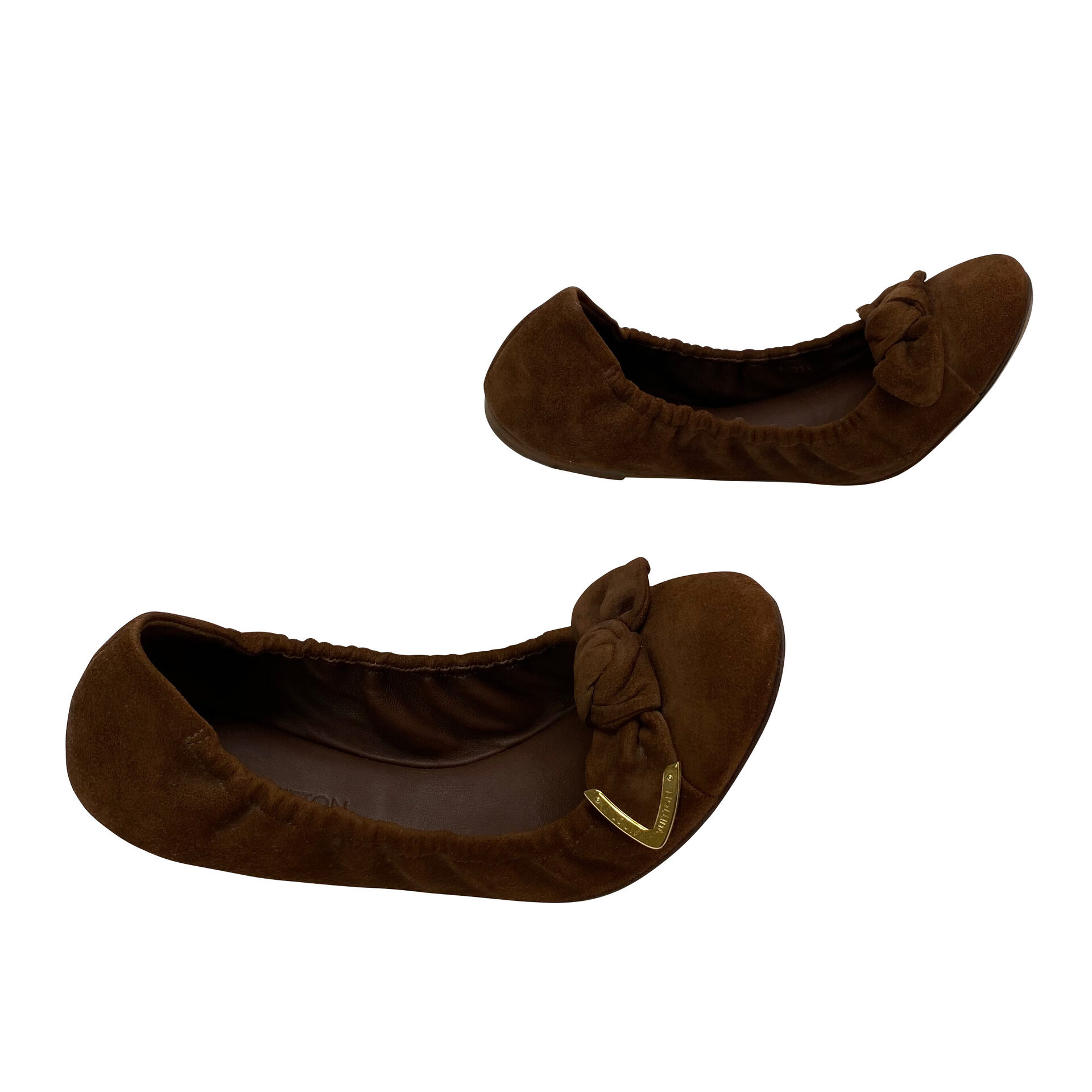 Sapatilha Louis Vuitton Camurça Marrom