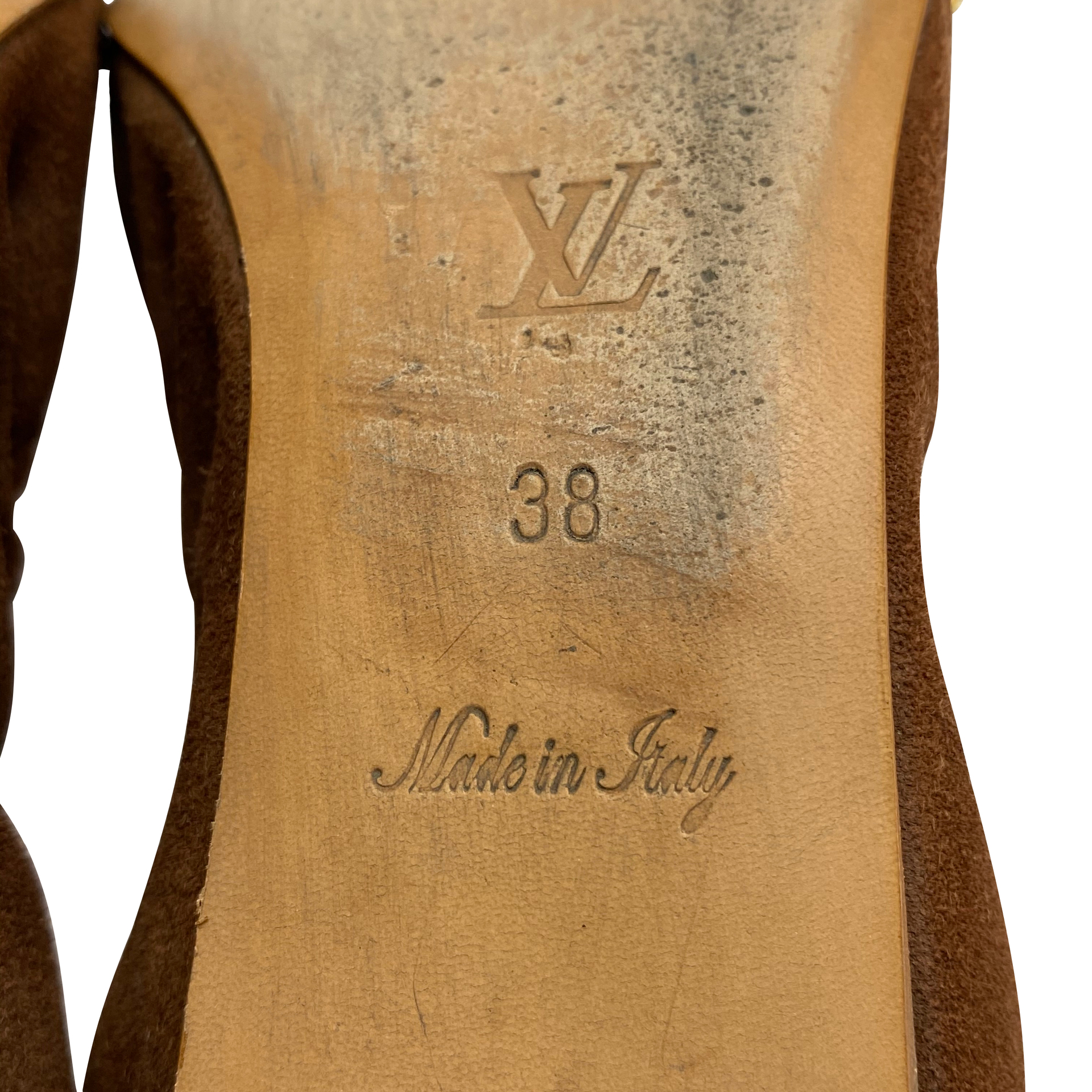 Sapatilha Louis Vuitton Camurça Marrom