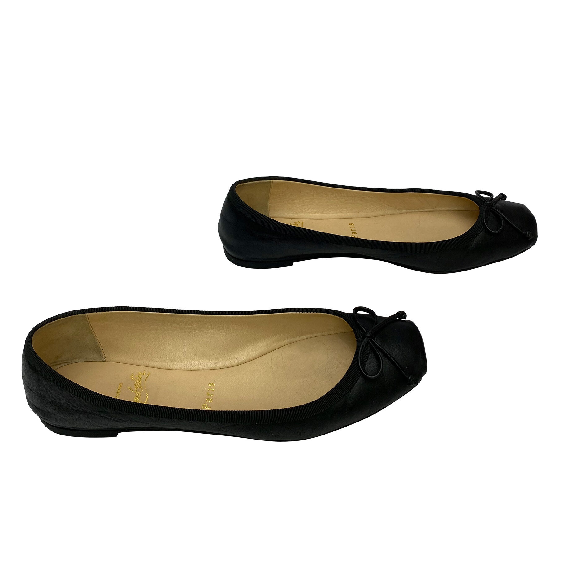 Sapatilha Christian Louboutin Rosella Square Toe Ballerina