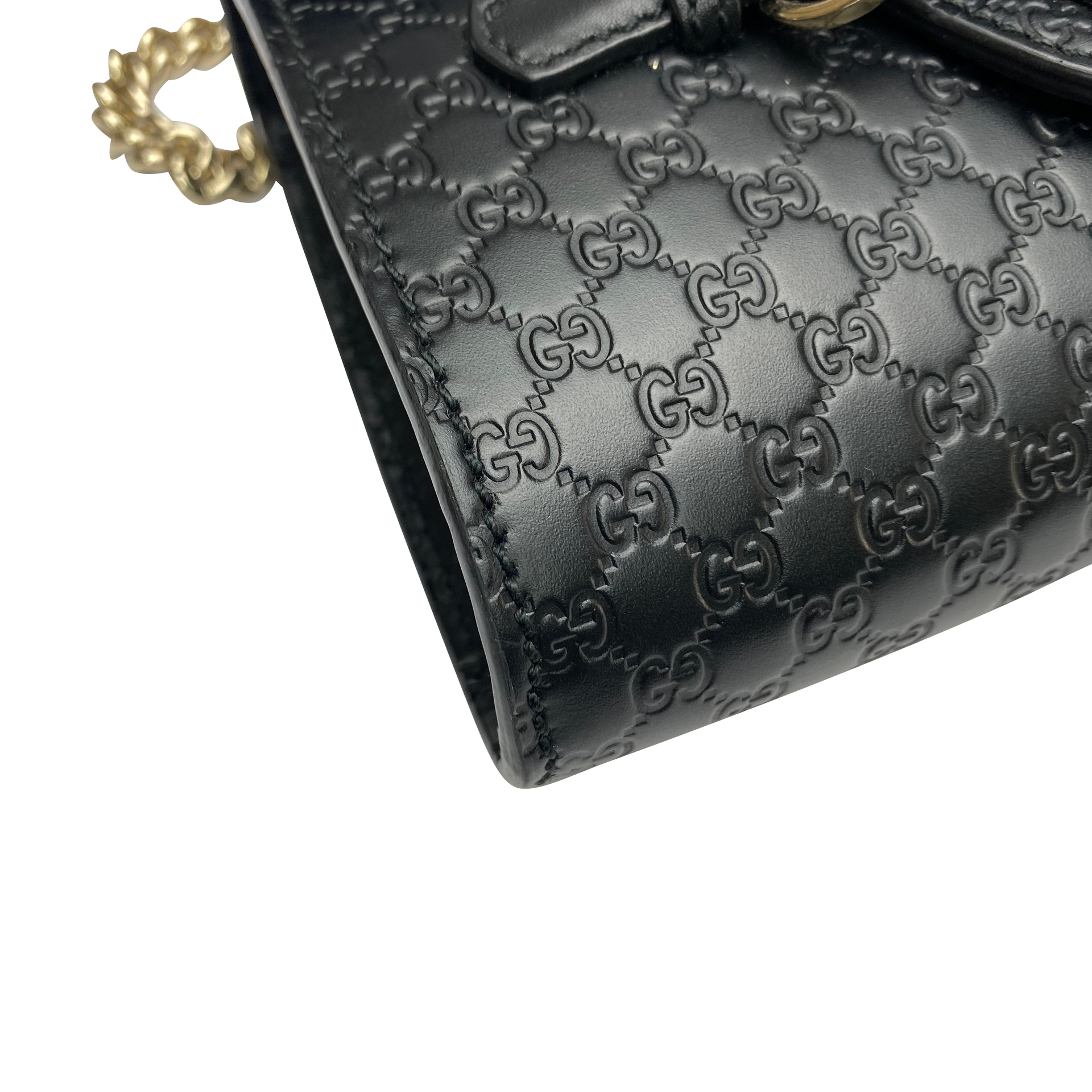 Bolsa Gucci Emily Pequena Preta