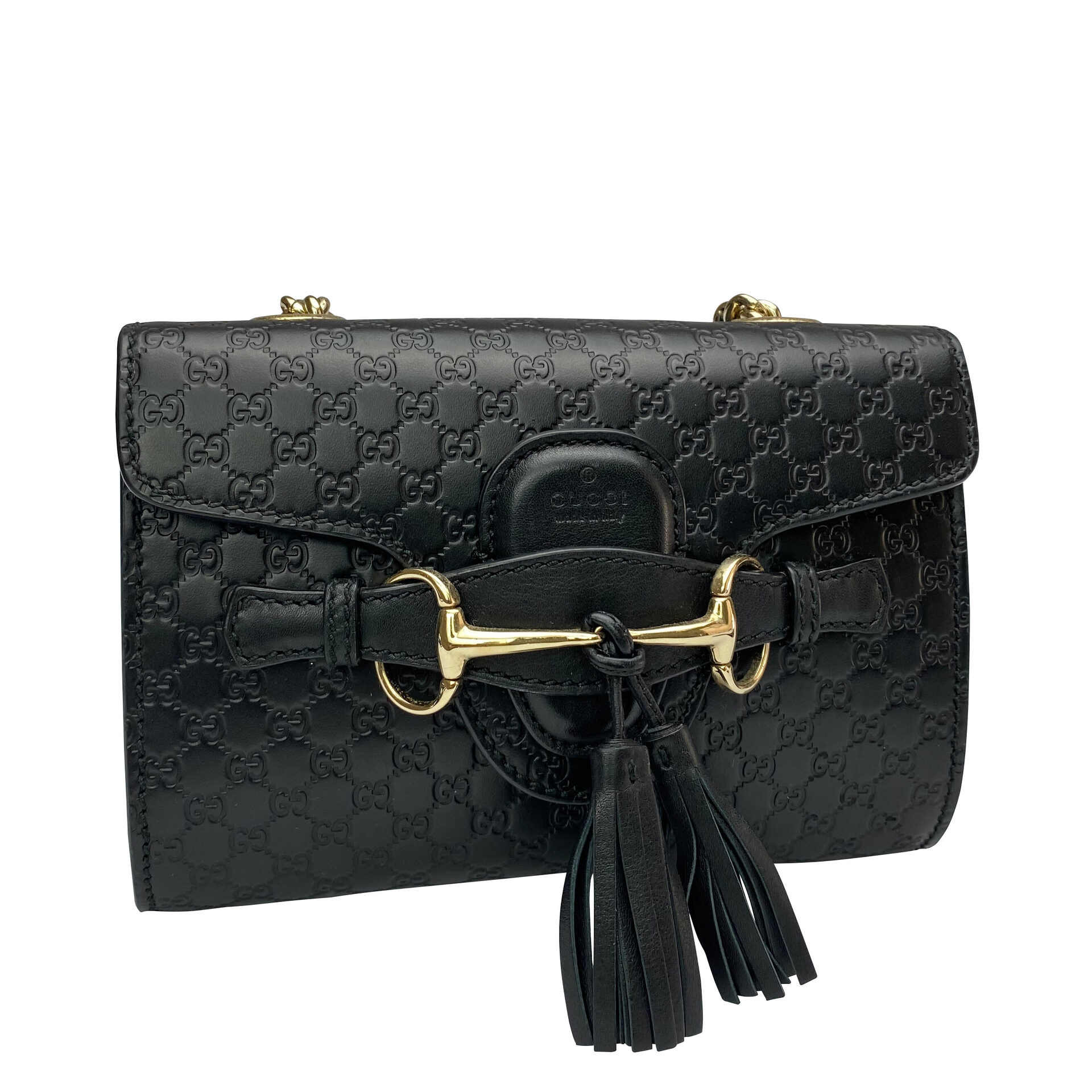 Bolsa Gucci Emily Pequena Preta
