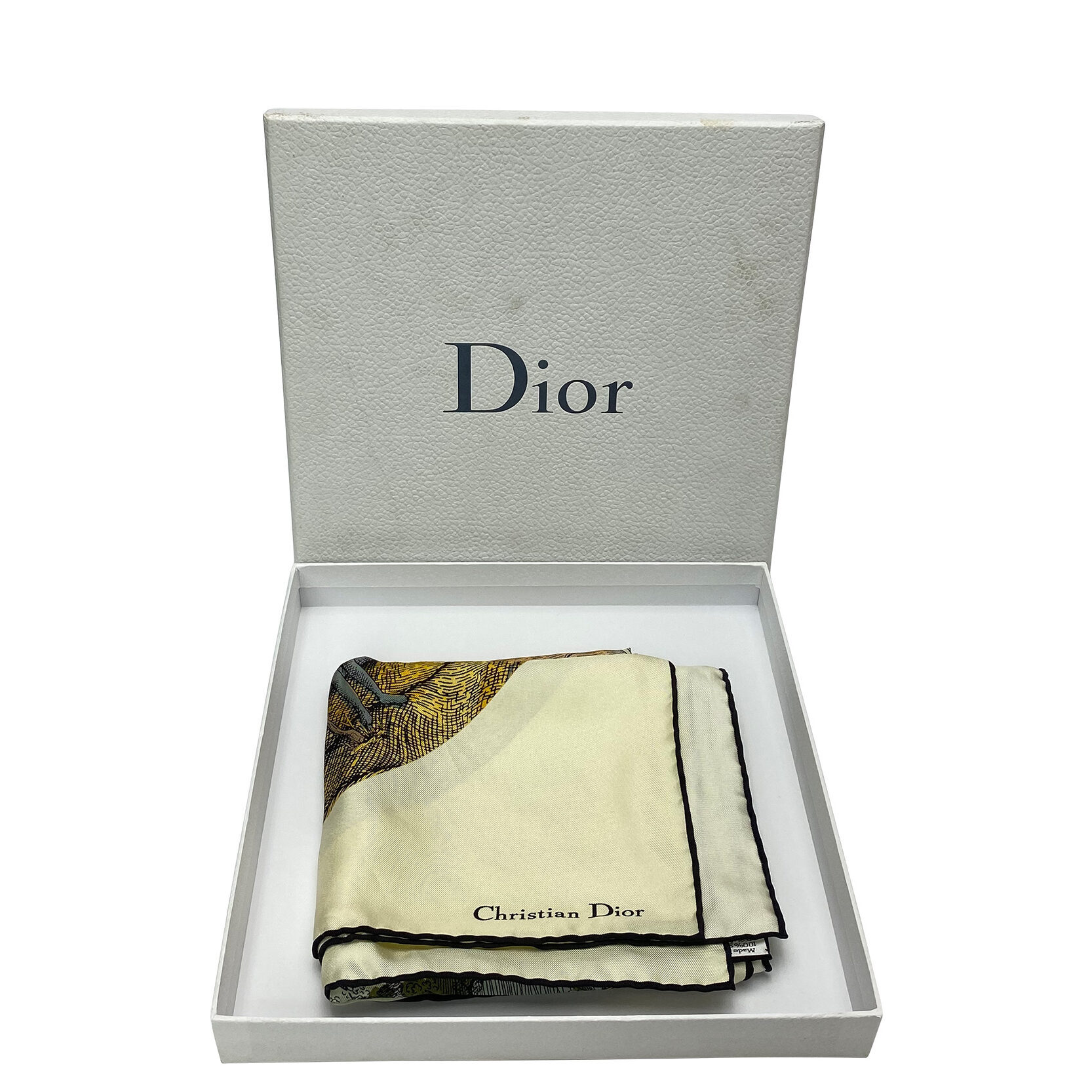 Lenço de Seda Christian Dior