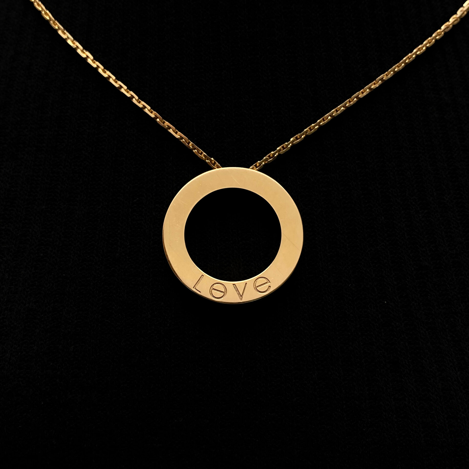 Colar Cartier Love 3 Diamantes