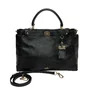 Bolsa Coach Couro Preta