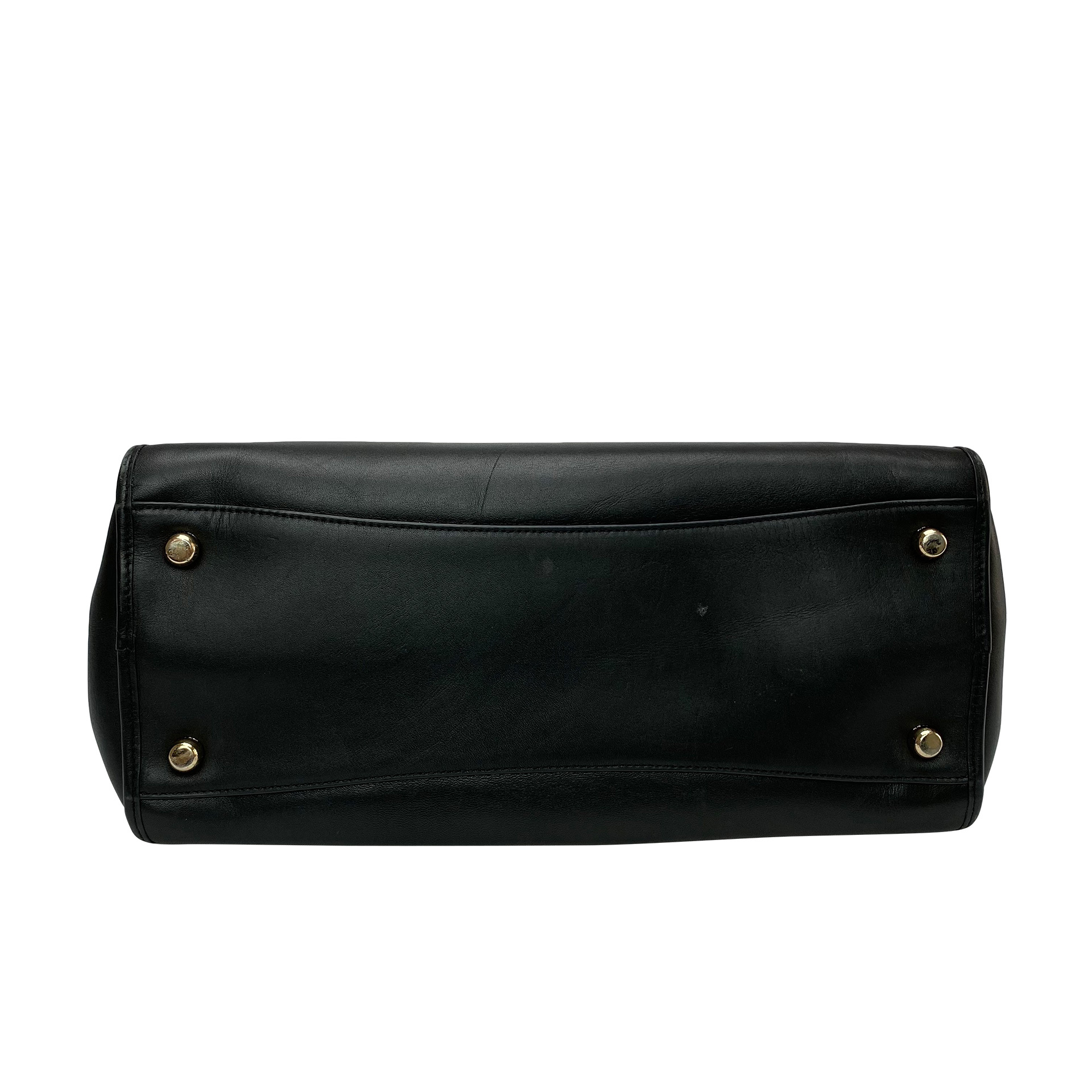 Bolsa Coach Couro Preta
