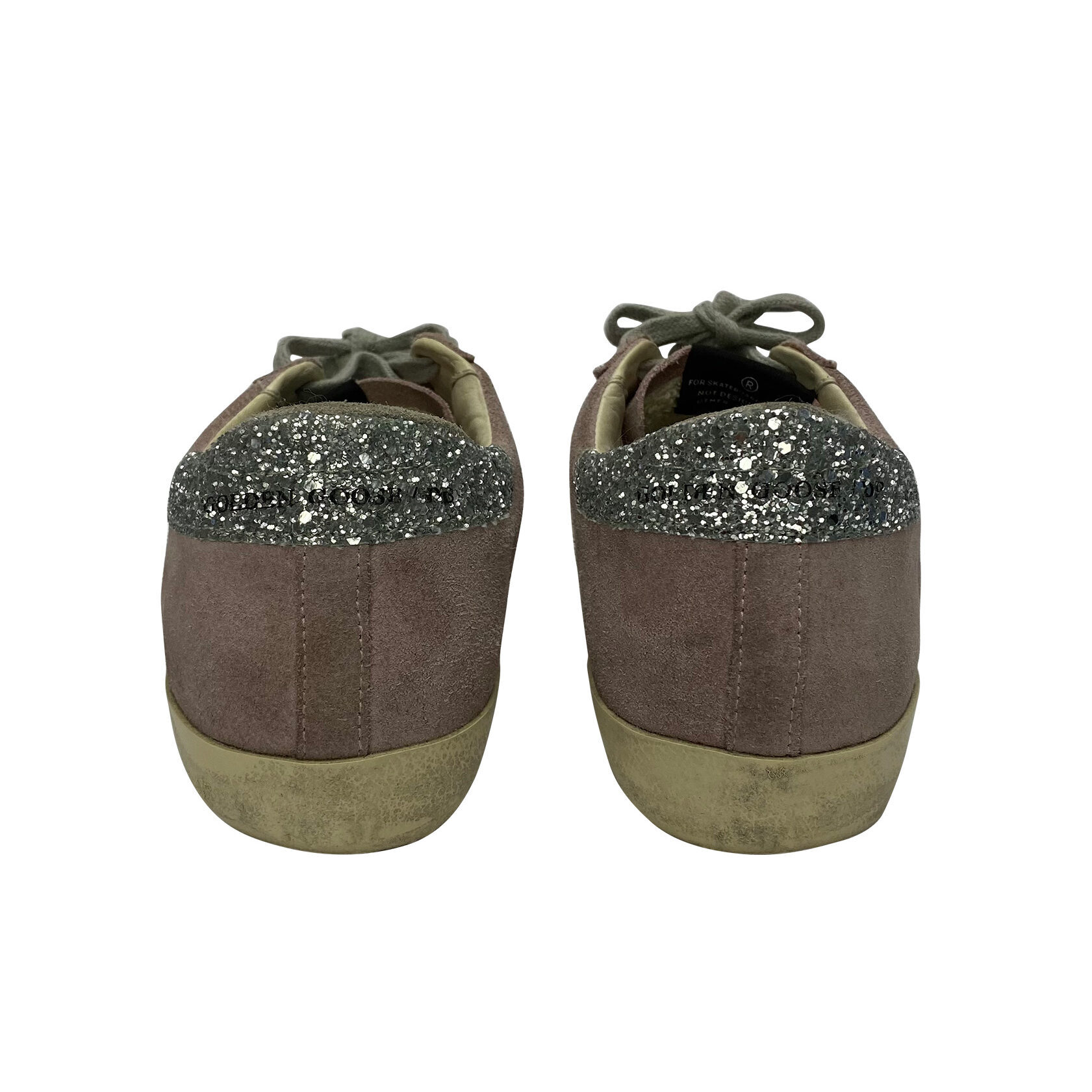 Tênis Golden Goose Superstar Glitter Prata