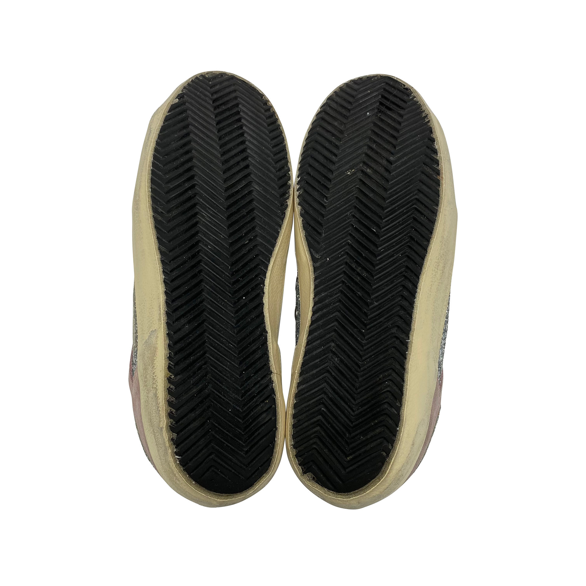 Tênis Golden Goose Superstar Glitter Prata