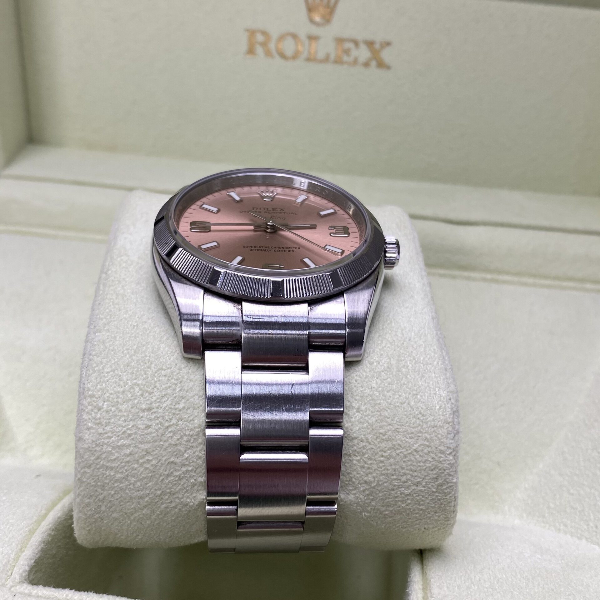 Relógio Rolex Oyster Perpetual Air-King Rosa - 114210