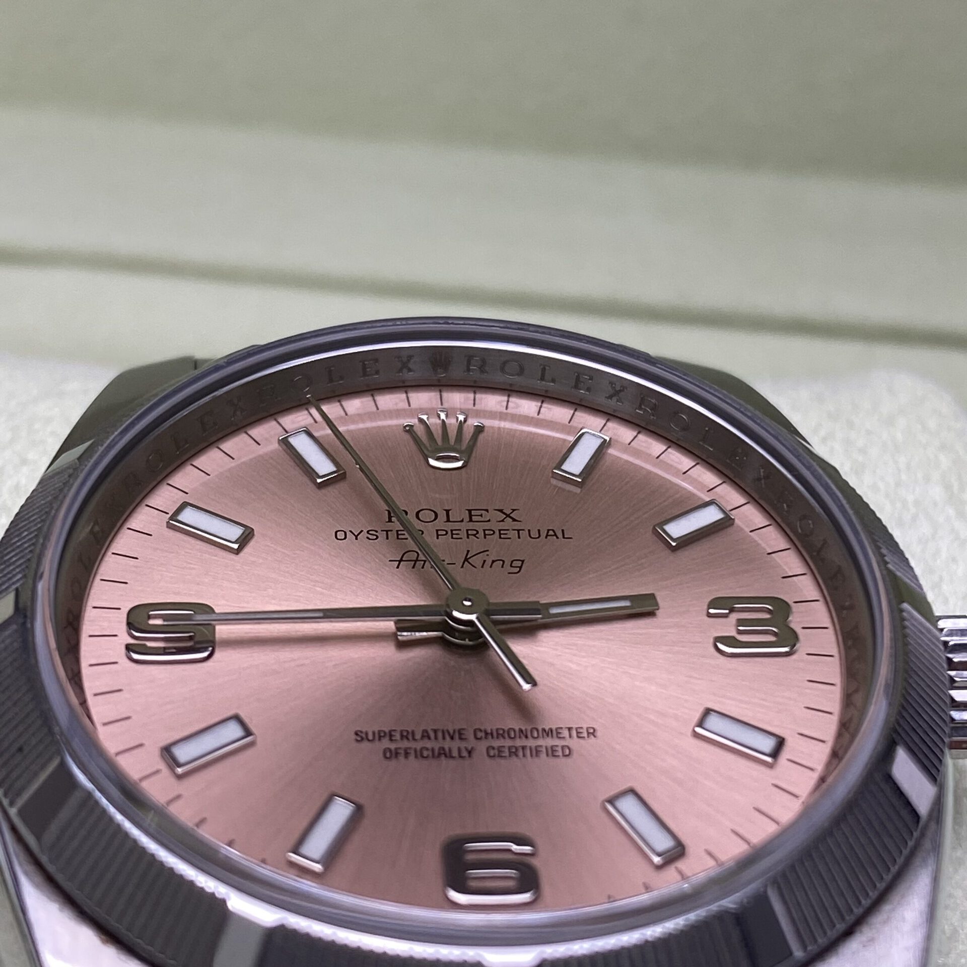 Relógio Rolex Oyster Perpetual Air-King Rosa - 114210