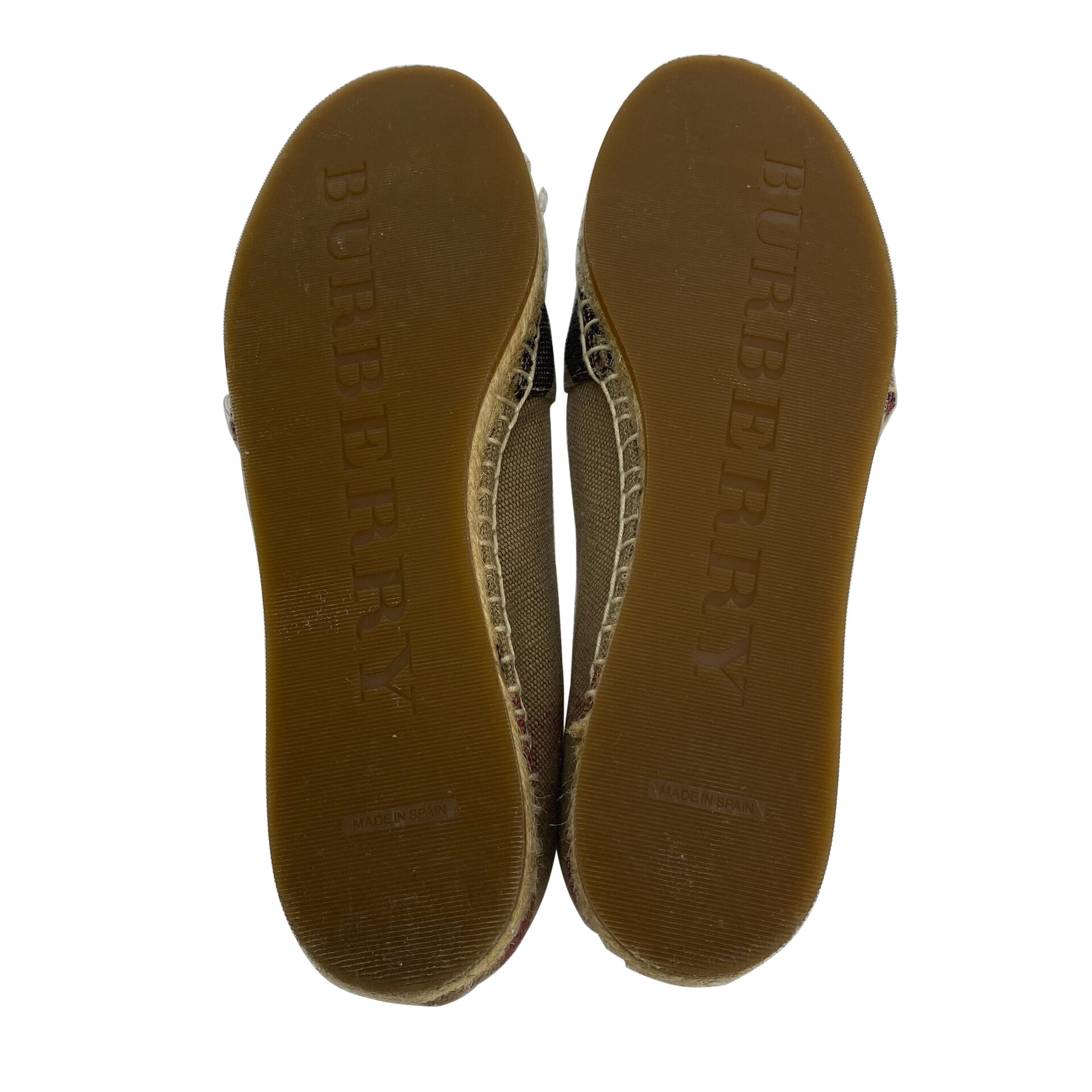 Espadrille Burberry Xadrez