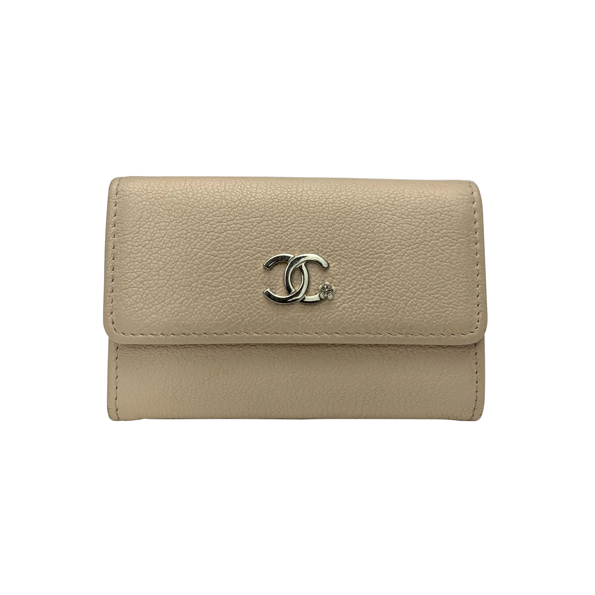 Porta-cartão Chanel Couro