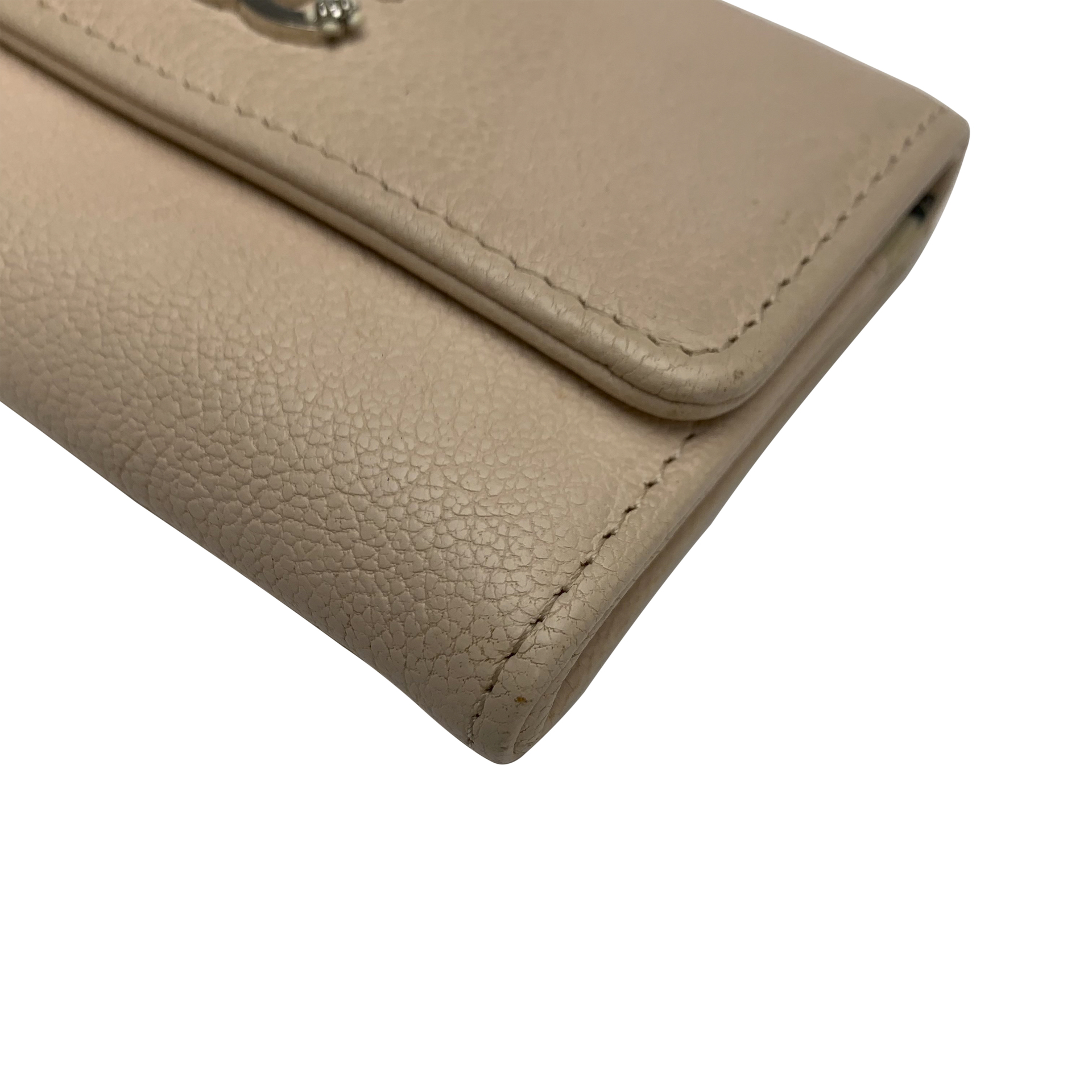 Porta-cartão Chanel Couro