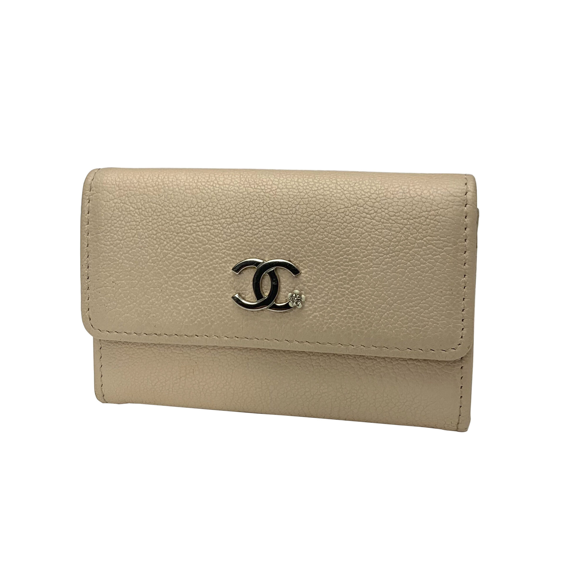 Porta-cartão Chanel Couro